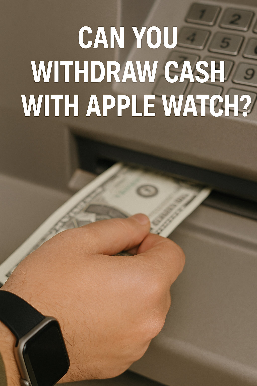 Can you withdraw cash from an ATM with an Apple Watch?