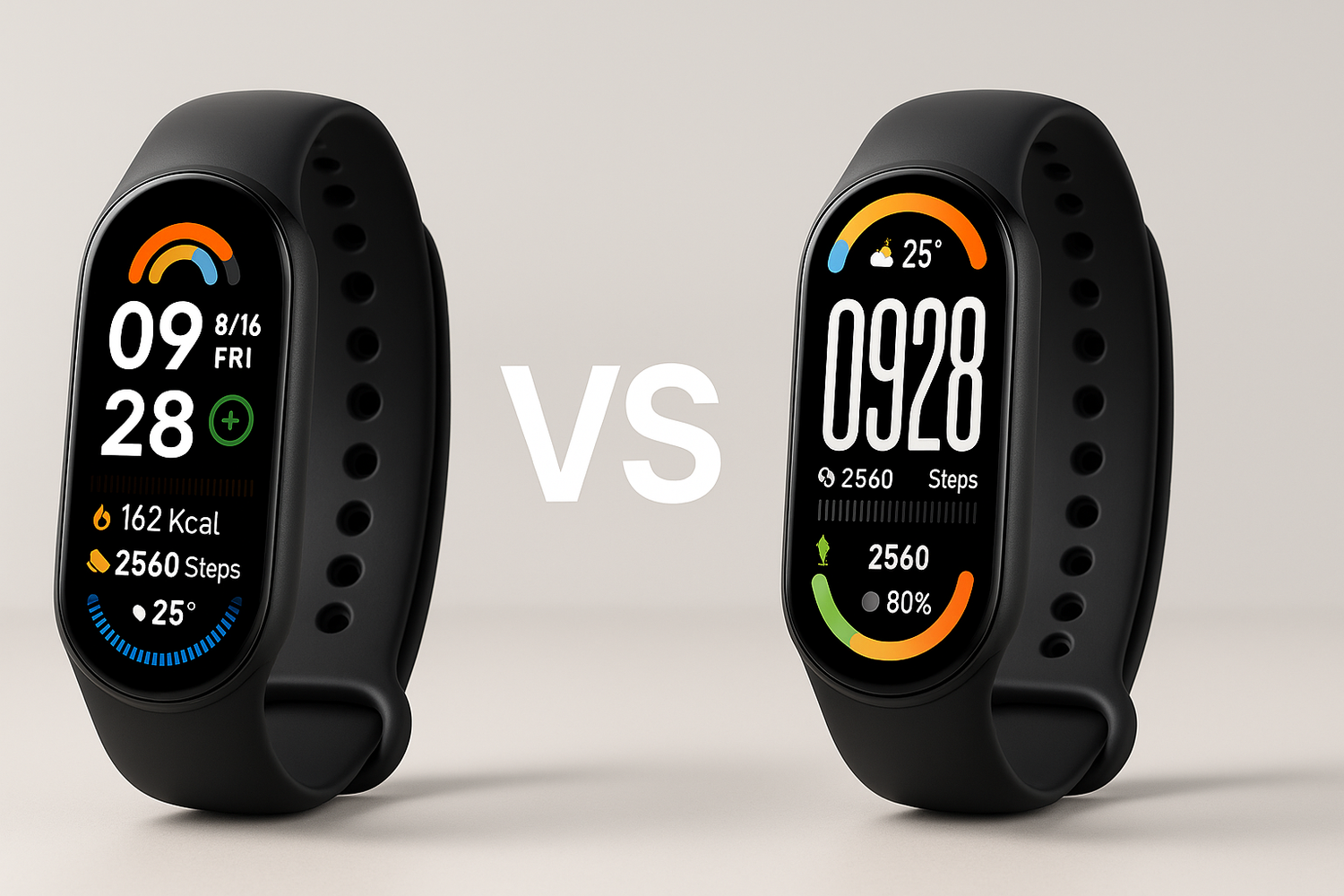 Xiaomi Smart Band 10 vs 9