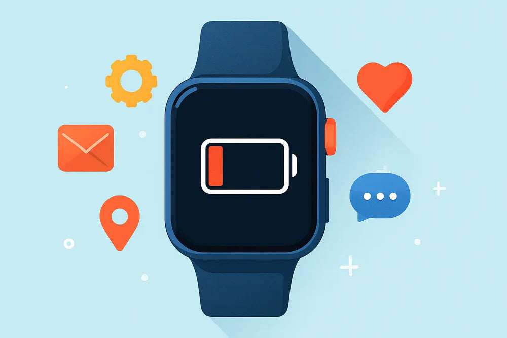 Warum entlädt sich der Akku meiner Smartwatch so schnell?