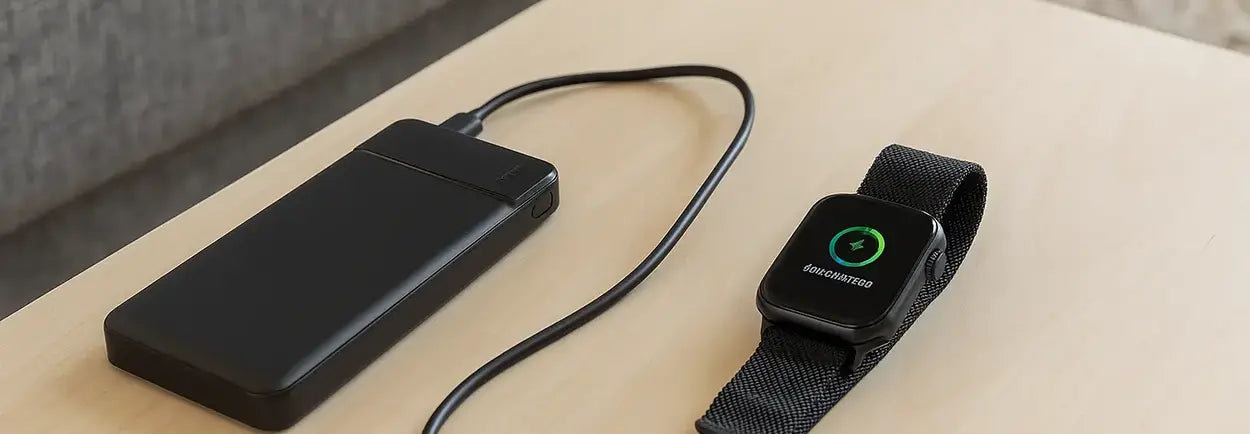 ¿Se puede cargar un reloj inteligente con una batería externa