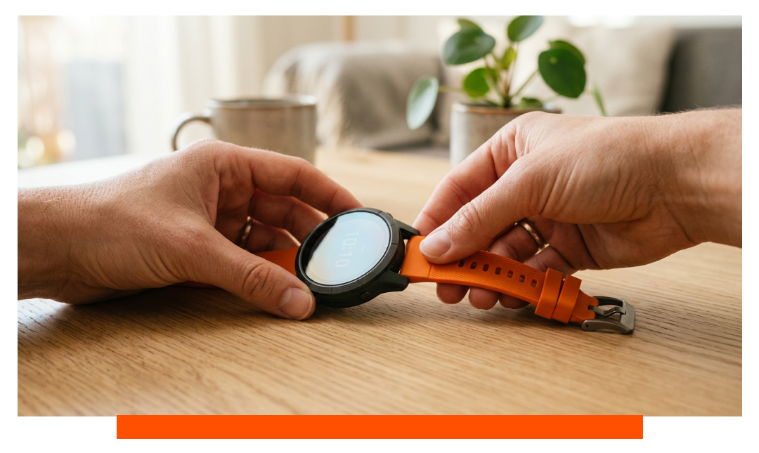 Replacing the Garmin Vivoactive 3 strap