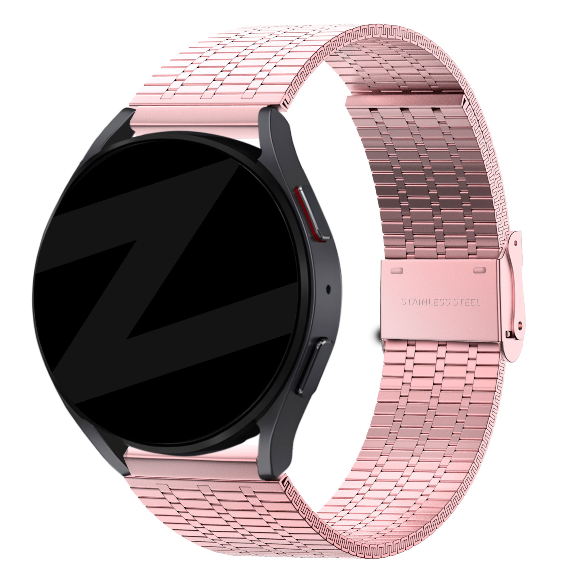 Bandz Garmin Venu Adjustable Steel Strap (Pink)