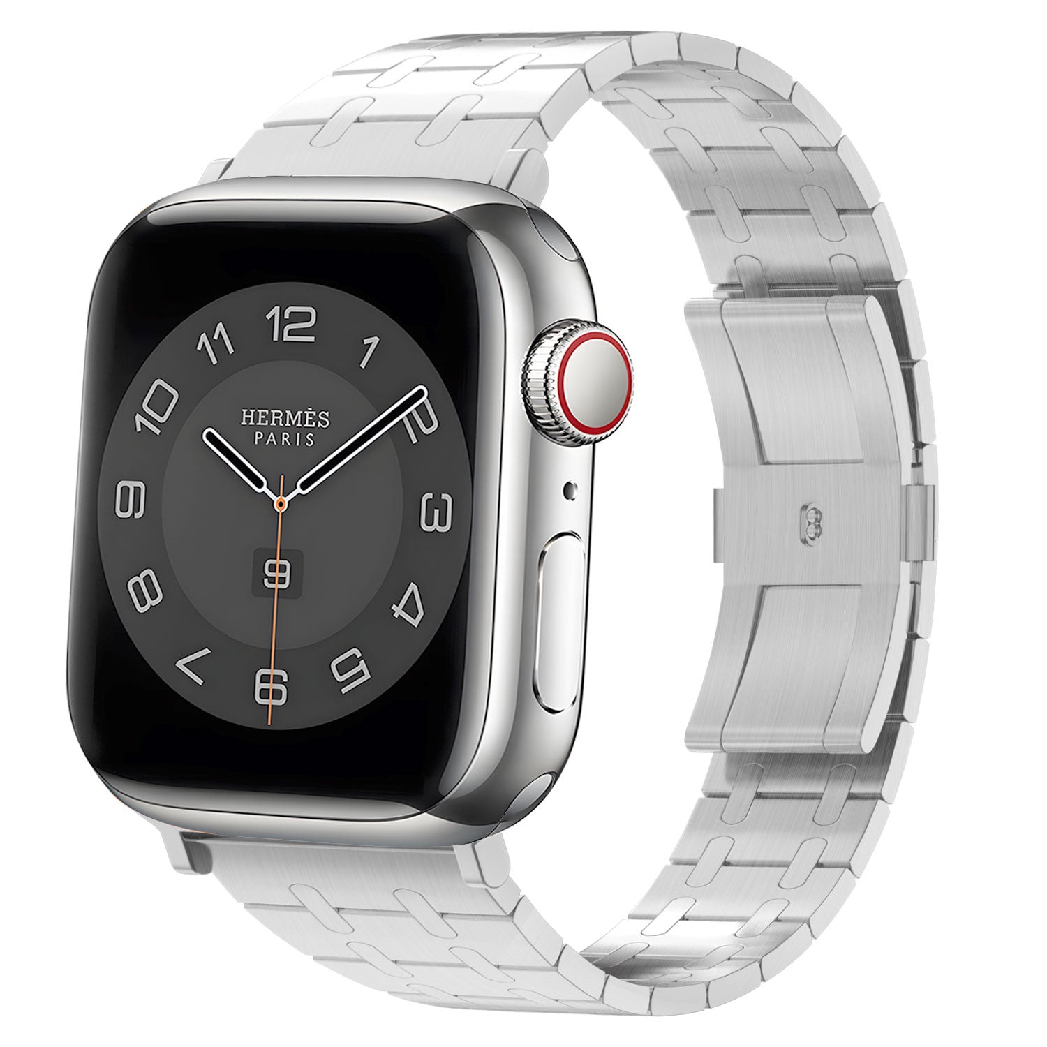 BALR. Bracelet en acier inoxydable pour Apple Watch (argent)