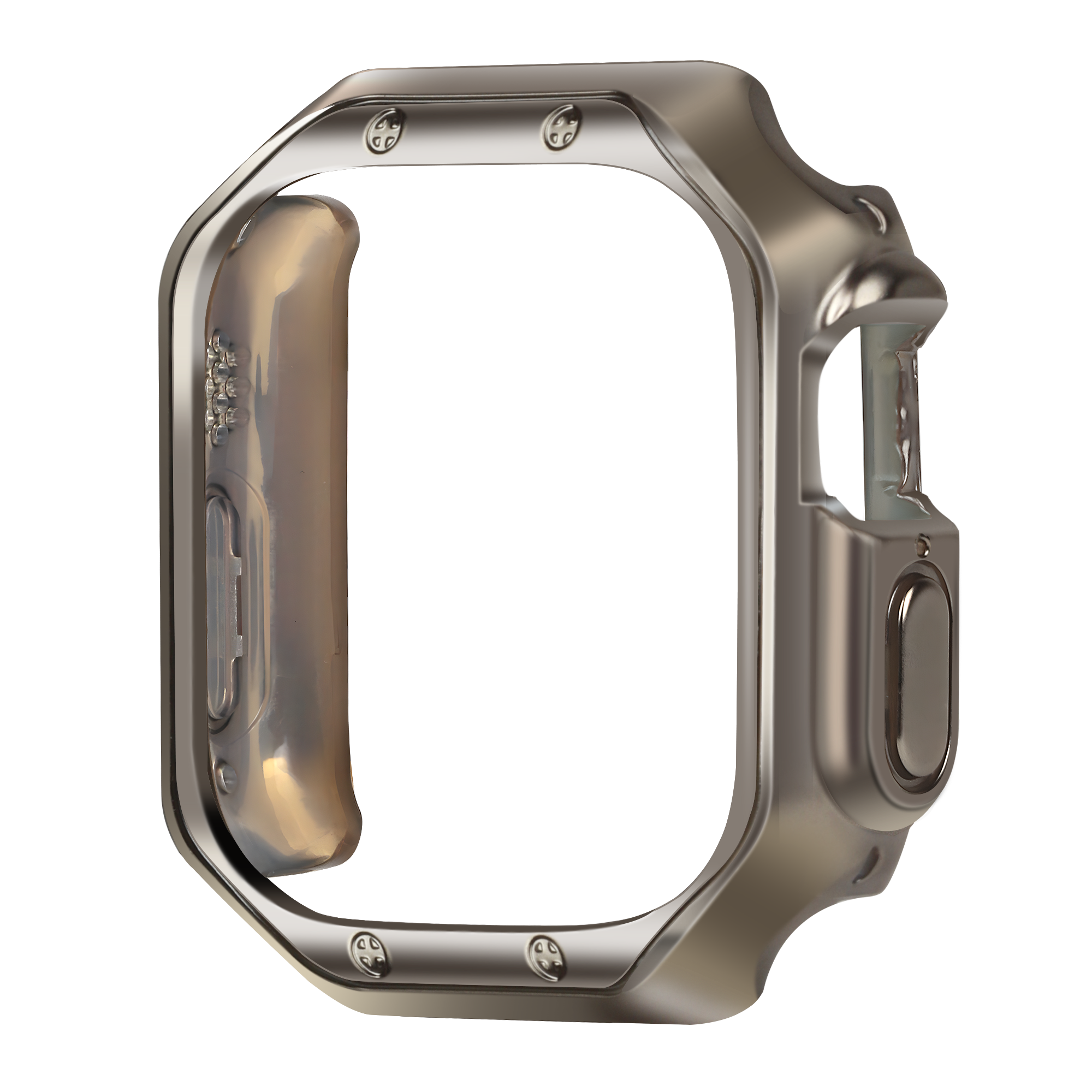 Bandz Coque TPU galvanisé Apple Watch Ultra - 49mm (titane)