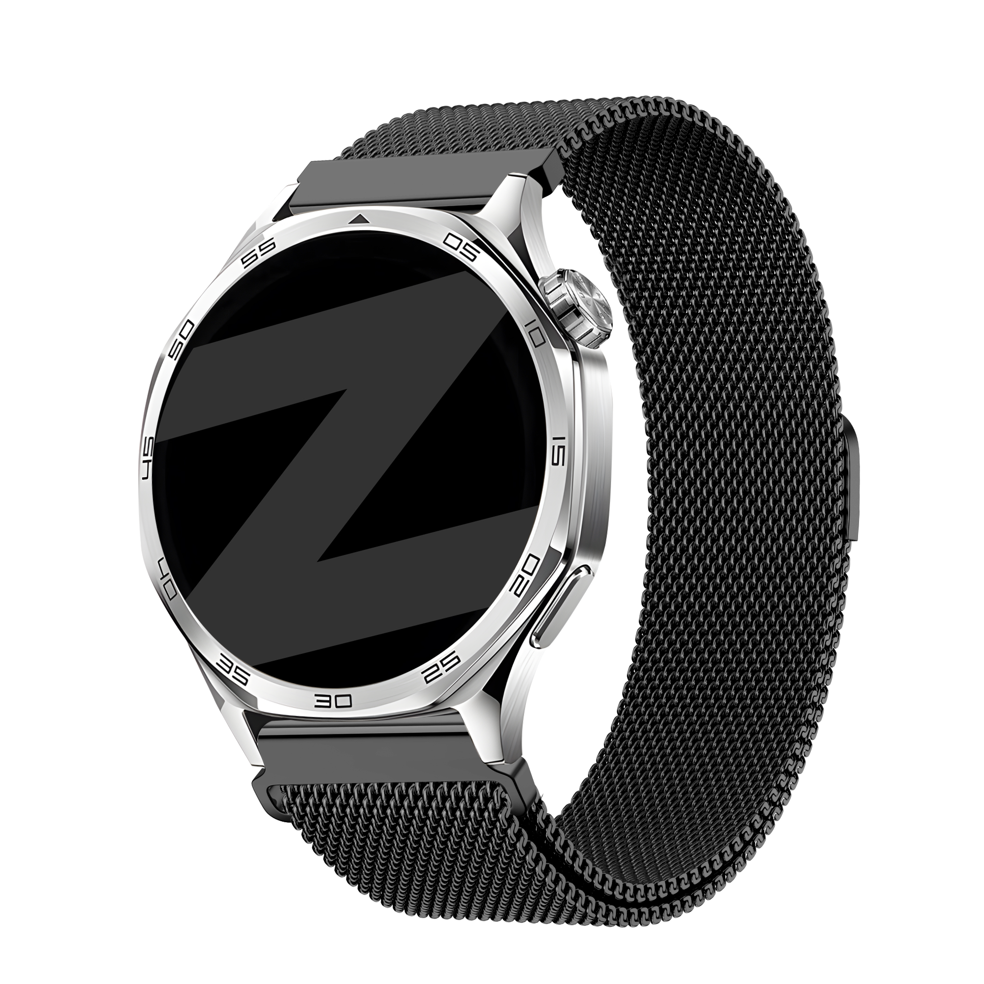 Bandz Bracelet milanais 'Easy fit' Amazfit GTS 3 (noir)