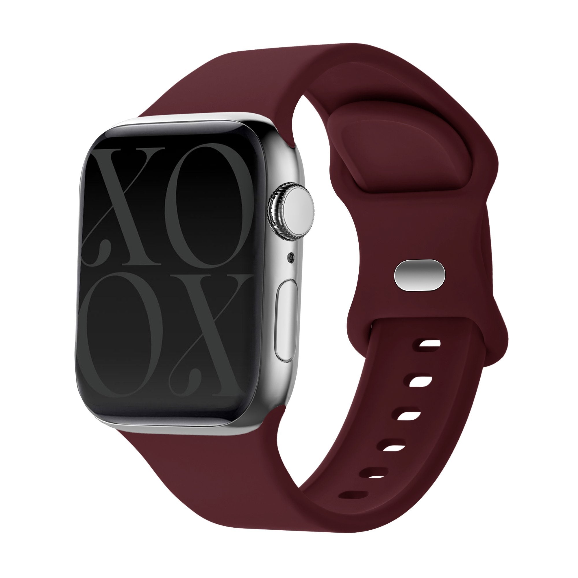 Bracelet silicone xoxo Wildhearts Apple Watch (Bordeaux)