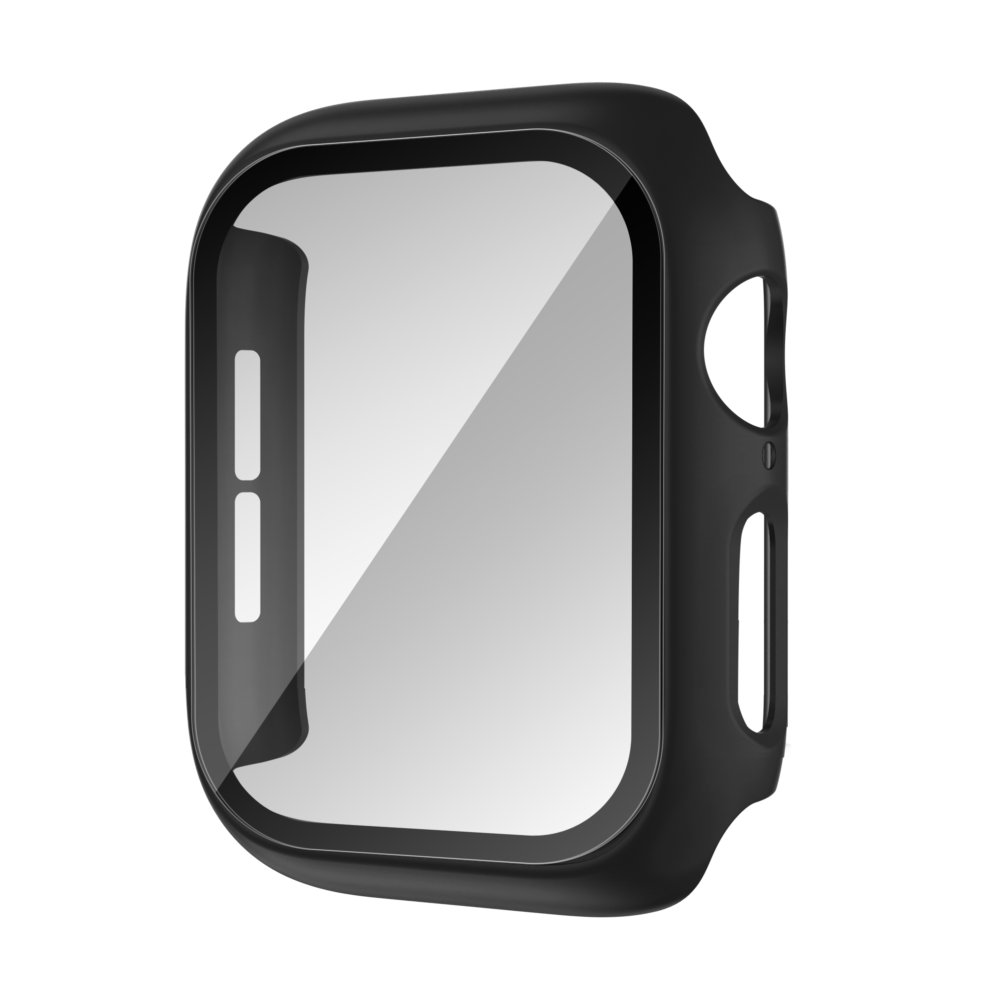 Bandz Coque PC avec verre Apple Watch 11 - 42mm (noir)