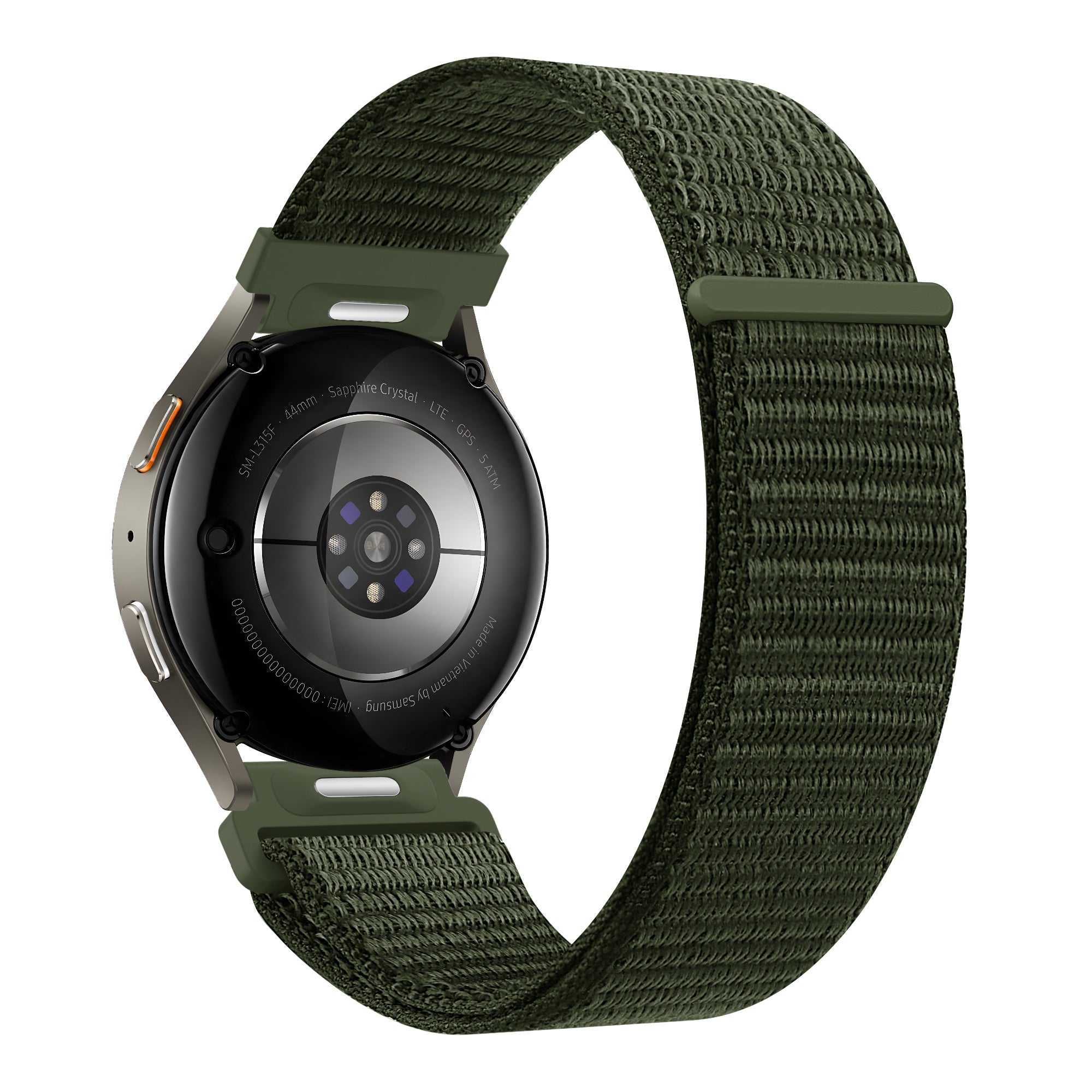 Bandz Bracelet nylon 'Easy Fit' Samsung Galaxy Watch 46mm (vert)