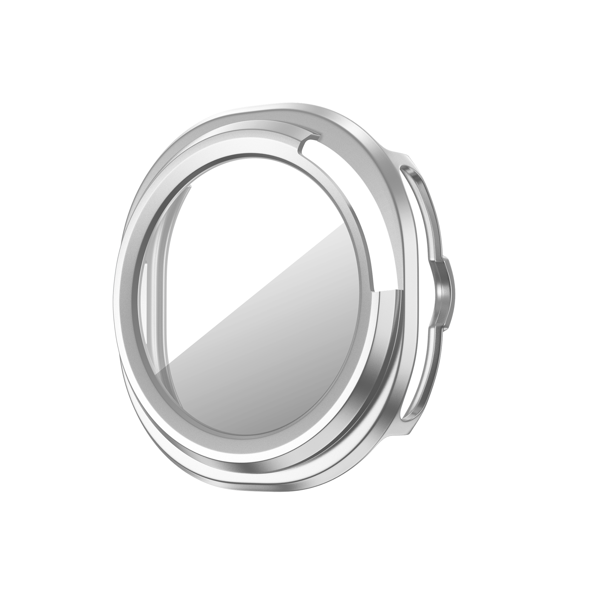 Bandz Coque PC avec verre Samsung Galaxy Watch 8 Classic (argent)