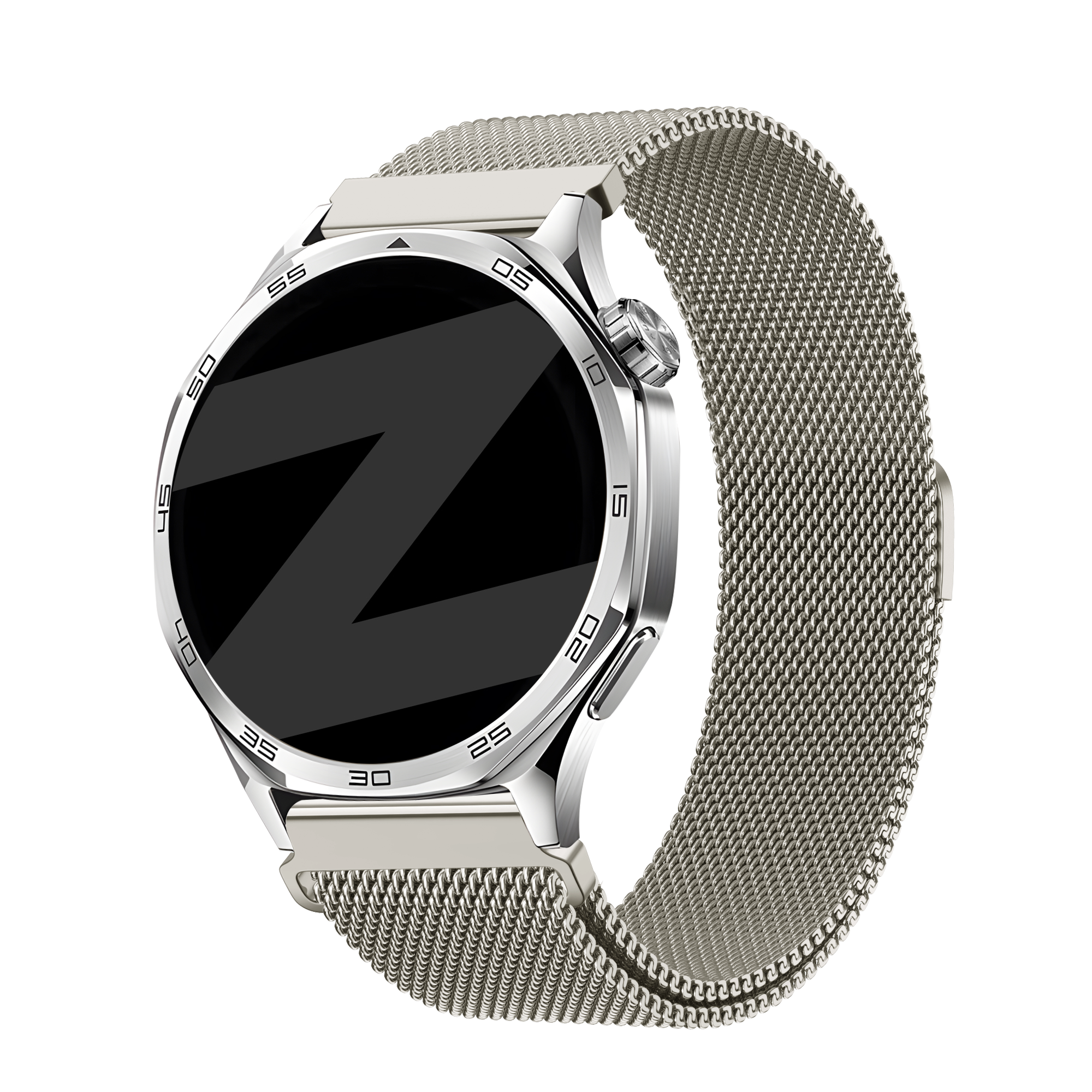 Bandz Samsung Galaxy Watch 42mm Milanese Strap 'Easy fit' (Starlight)