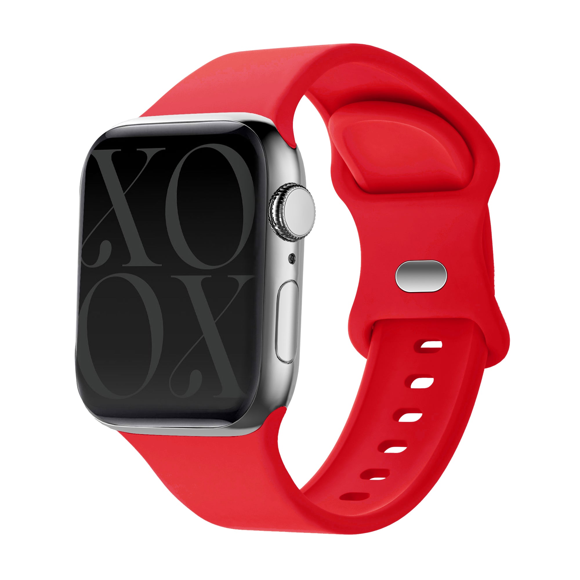 xoxo Wildhearts Apple Watch Silicone Strap (Red)