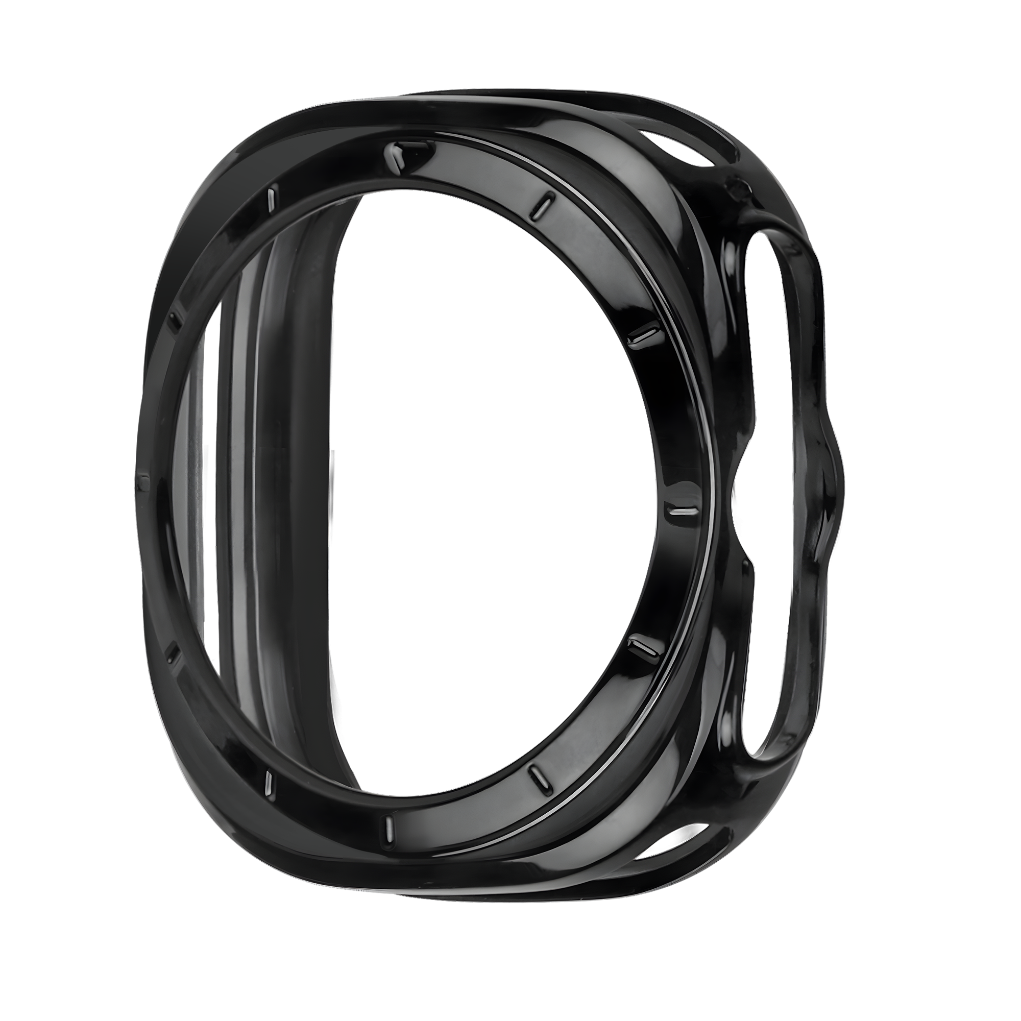 Bandz Samsung Galaxy Watch Ultra Galvanized TPU Case (Black)