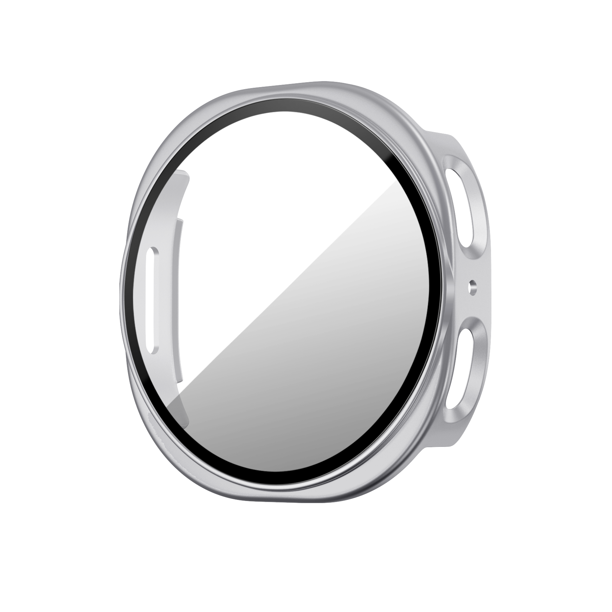 Bandz Coque PC avec verre Samsung Galaxy Watch 8 - 40mm (argent)