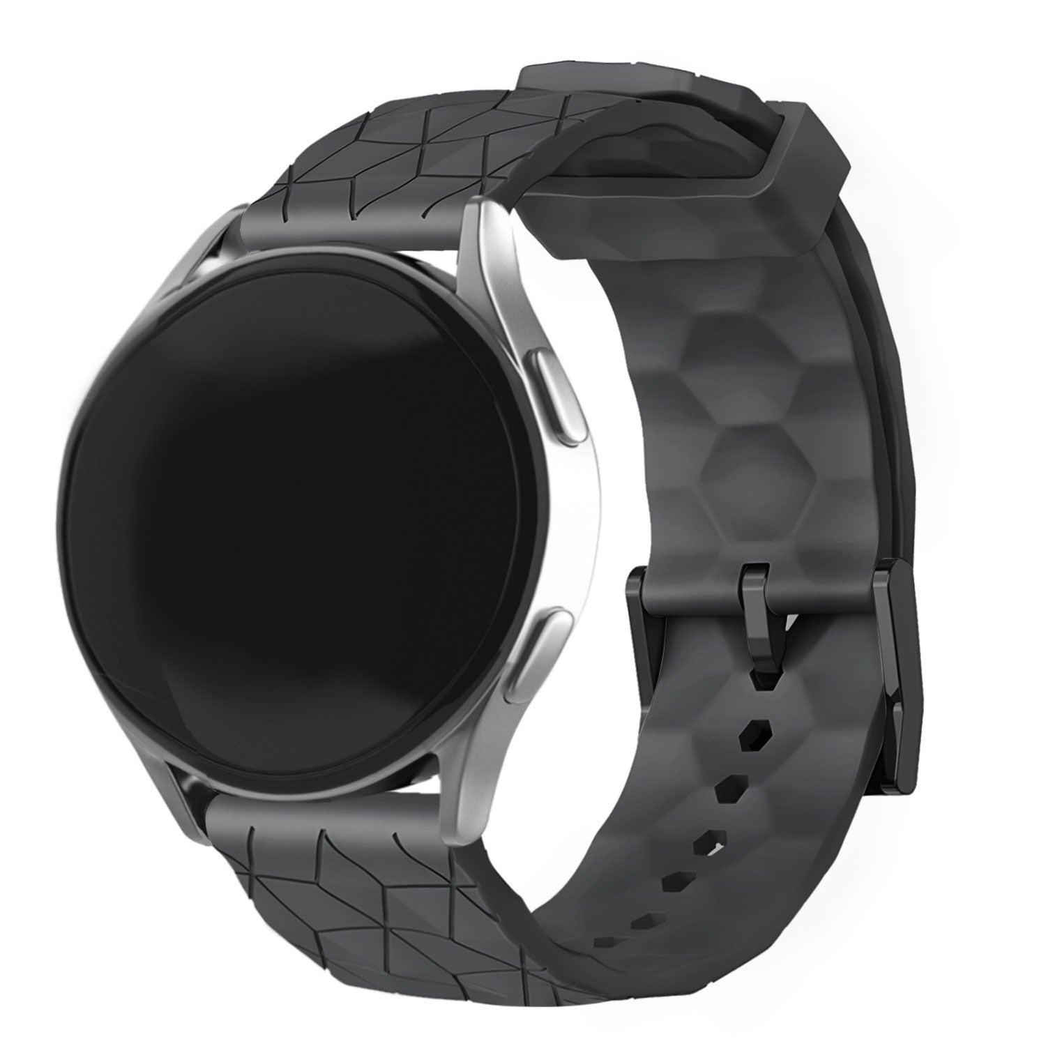 Bracelet silicone 'Hexa' Amazfit Bip 5 (noir)