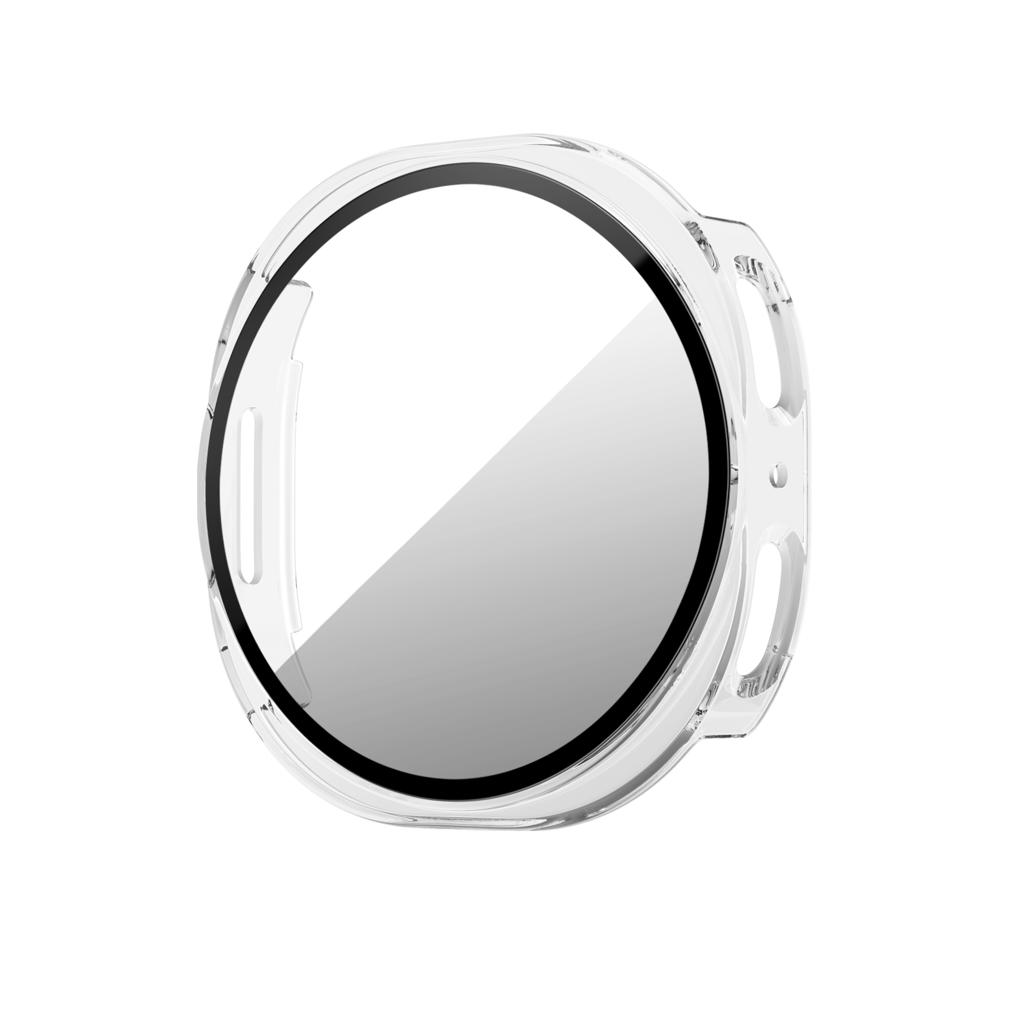 Bandz Samsung Galaxy Watch 8 - 44mm PC Cover with Glass (Transparent)