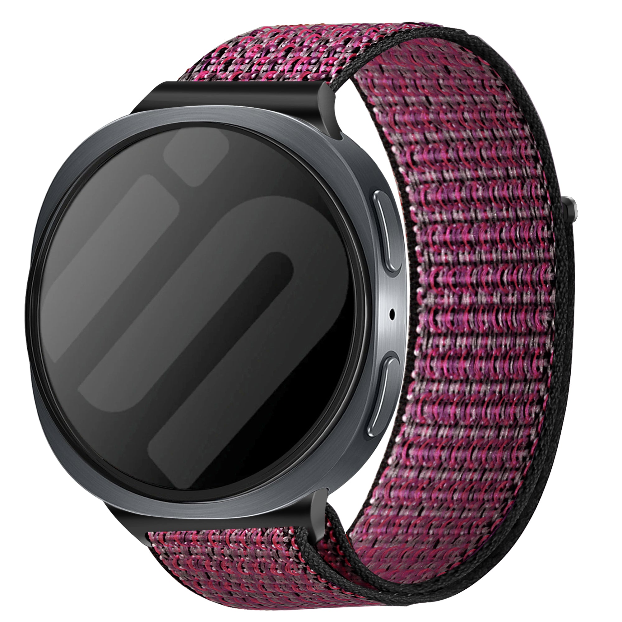 Samsung Galaxy Watch 8 - 40mm Nylon Strap (Crimson Berry)