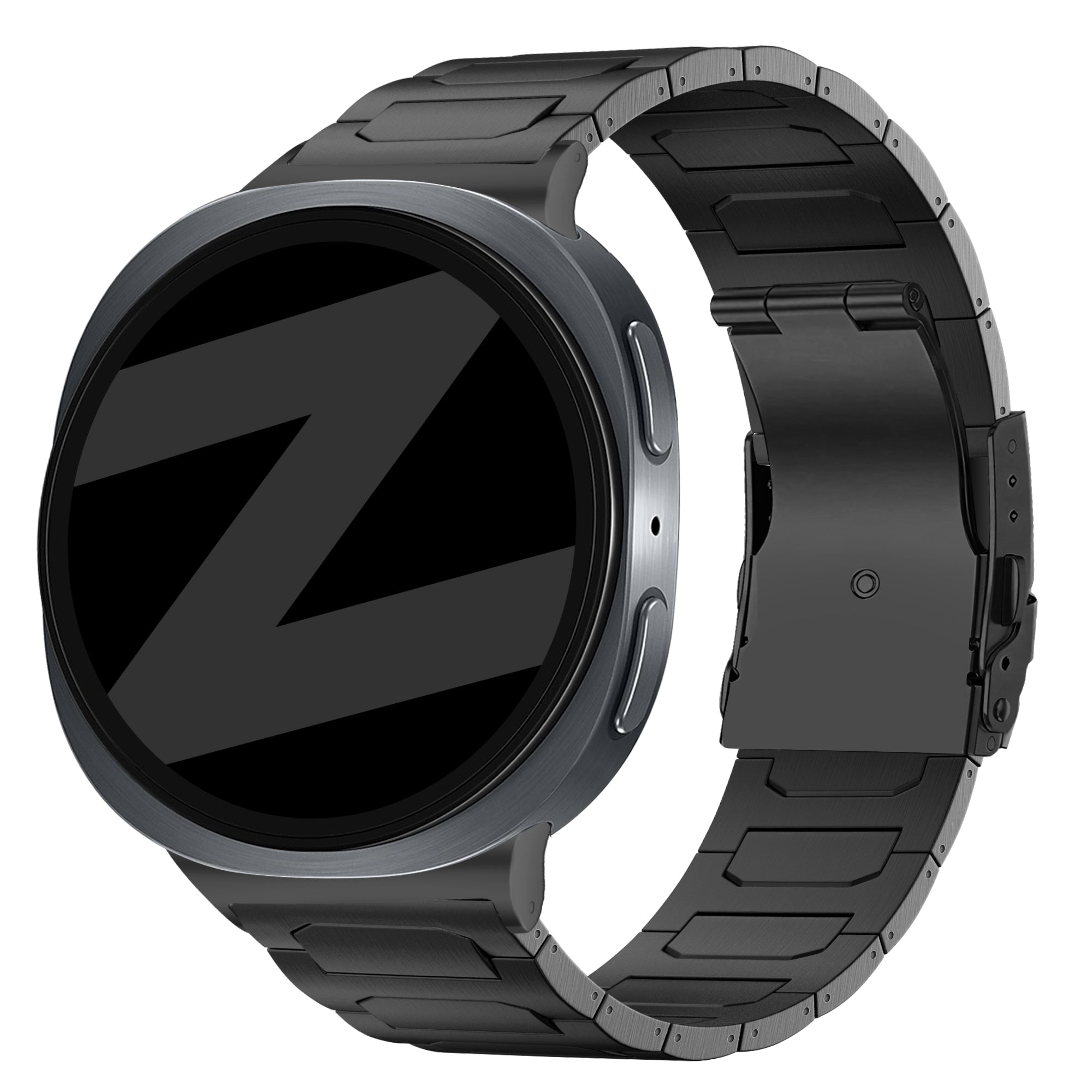 Bandz Bracelet titane 'Deluxe' Samsung Galaxy Watch 8 - 40mm (noir)