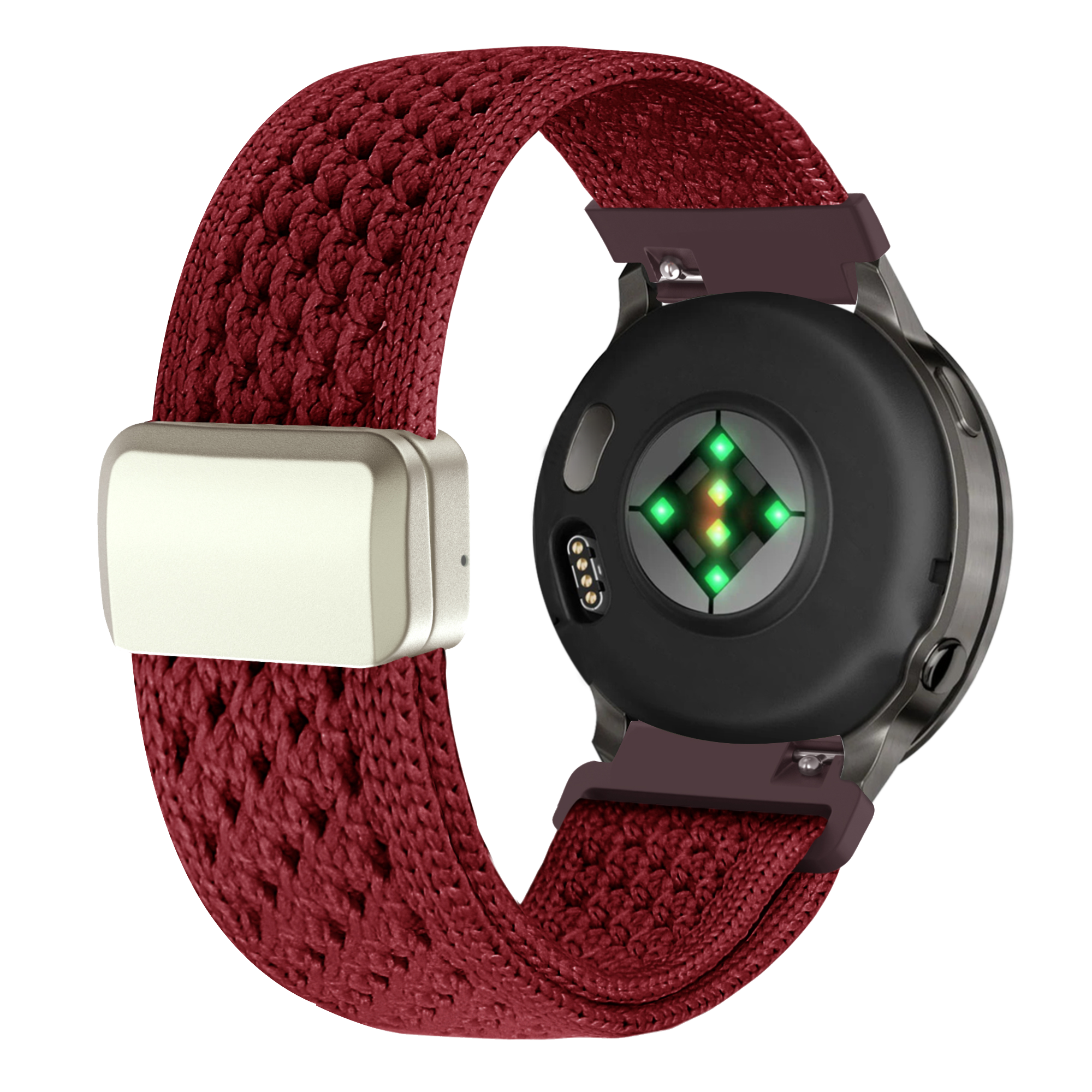 Bandz Bracelet nylon vintage Garmin Bounce 2 (rouge)