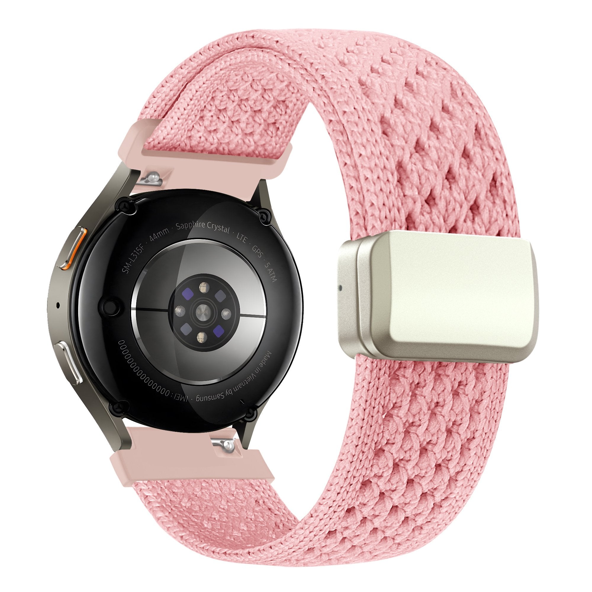 Bandz Bracelet nylon Vintage Garmin Vivoactive 5 (rose)