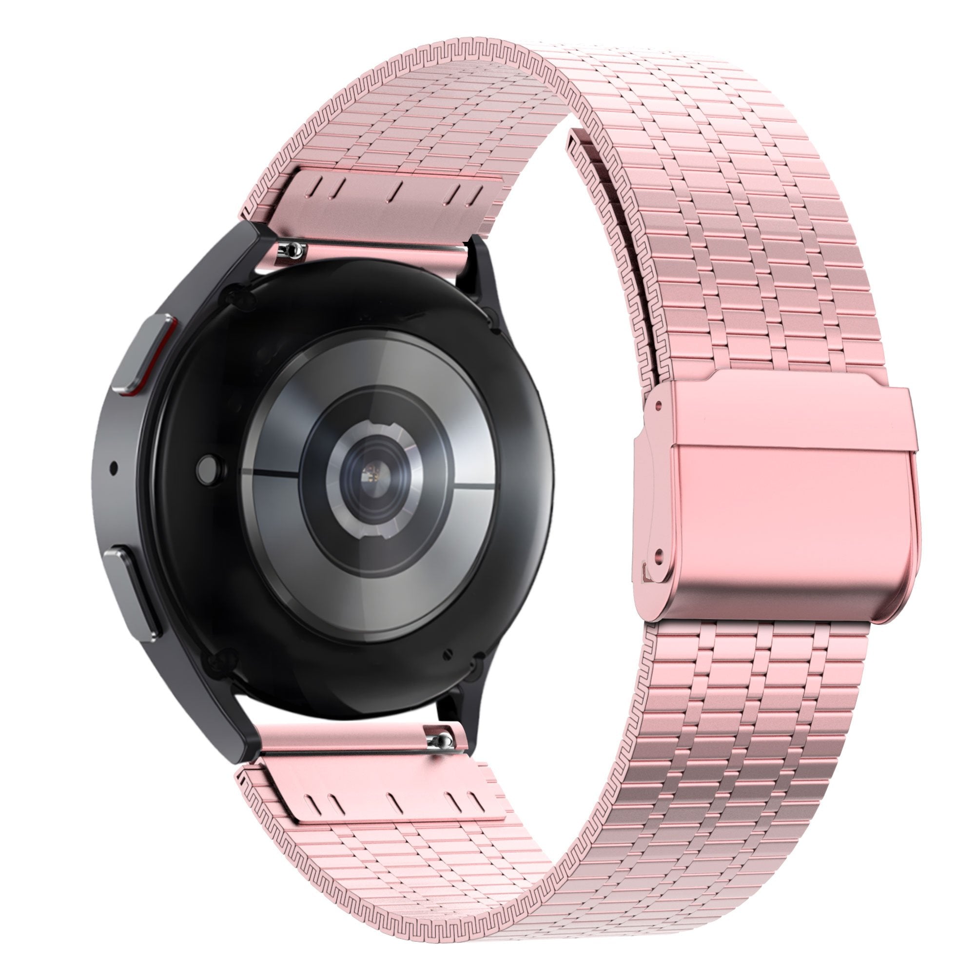 Bandz Bracelet acier réglable Garmin Forerunner 245 (rose)