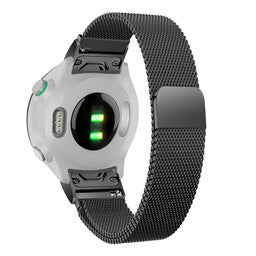 Bandz Bracelet Milanais loop Garmin Instinct E - 40mm (noir)