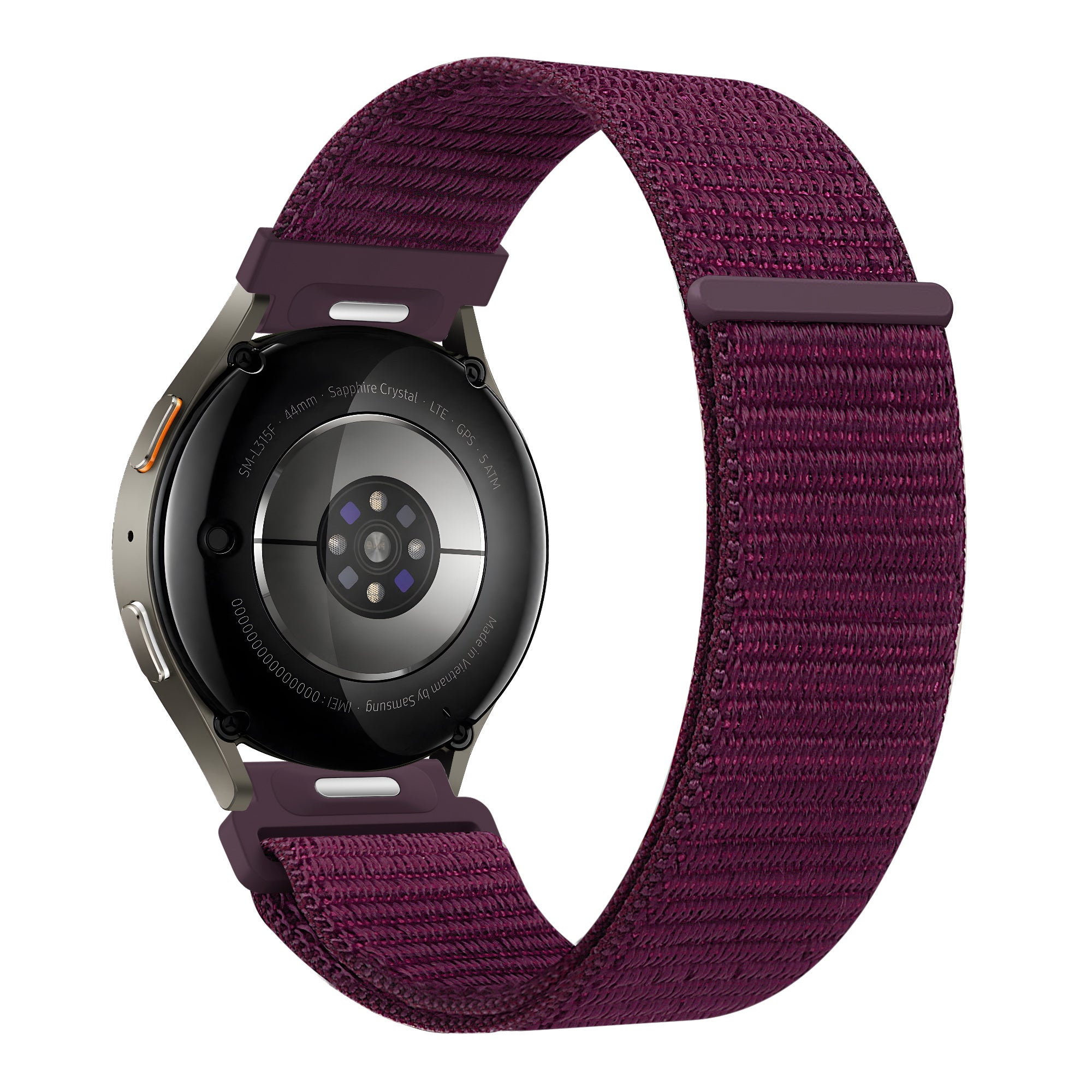 Bandz Huawei Watch GT 5 Pro - 42mm Nylon Strap 'Easy Fit' (Plum)