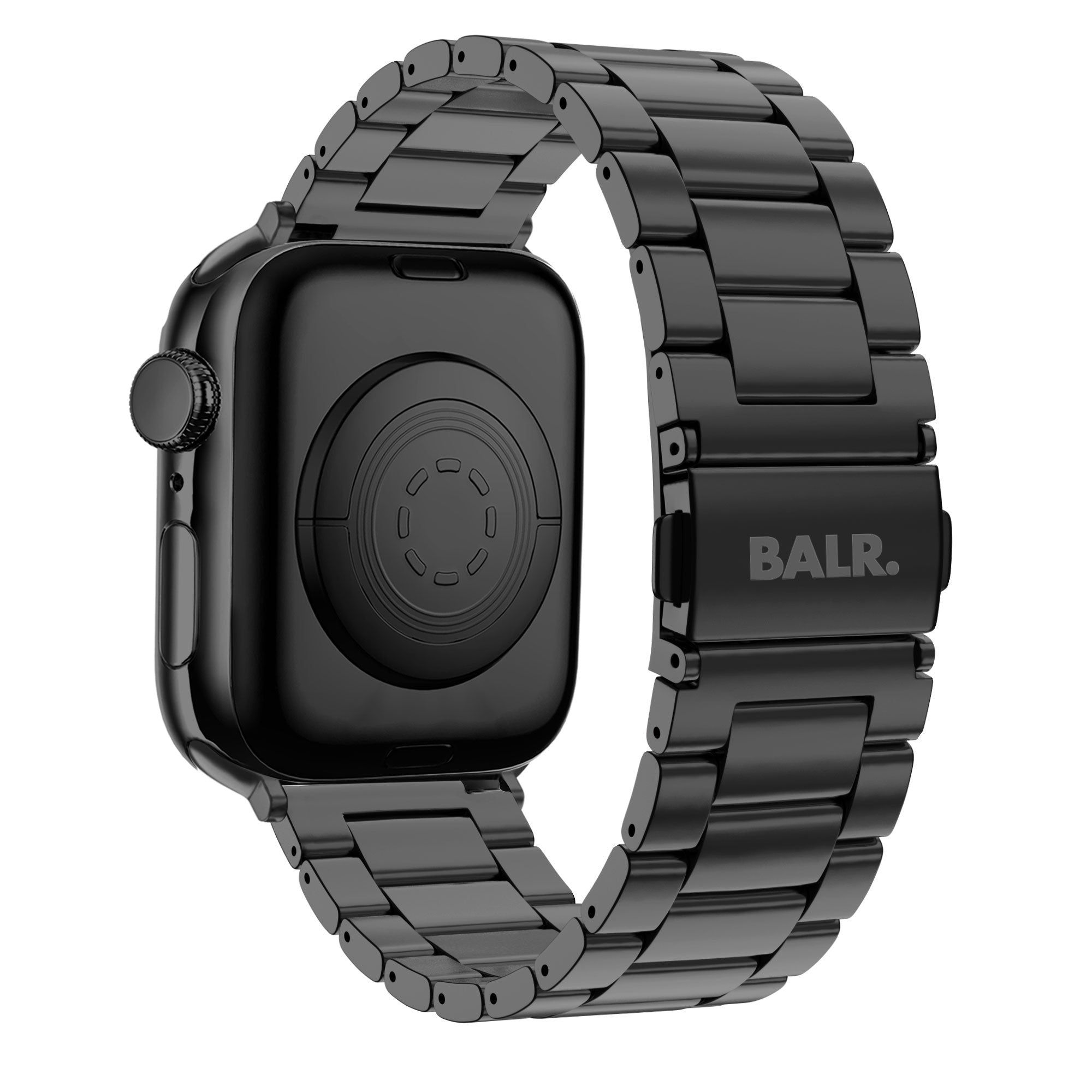 BALR. Bracelet en acier pour Apple Watch (noir)