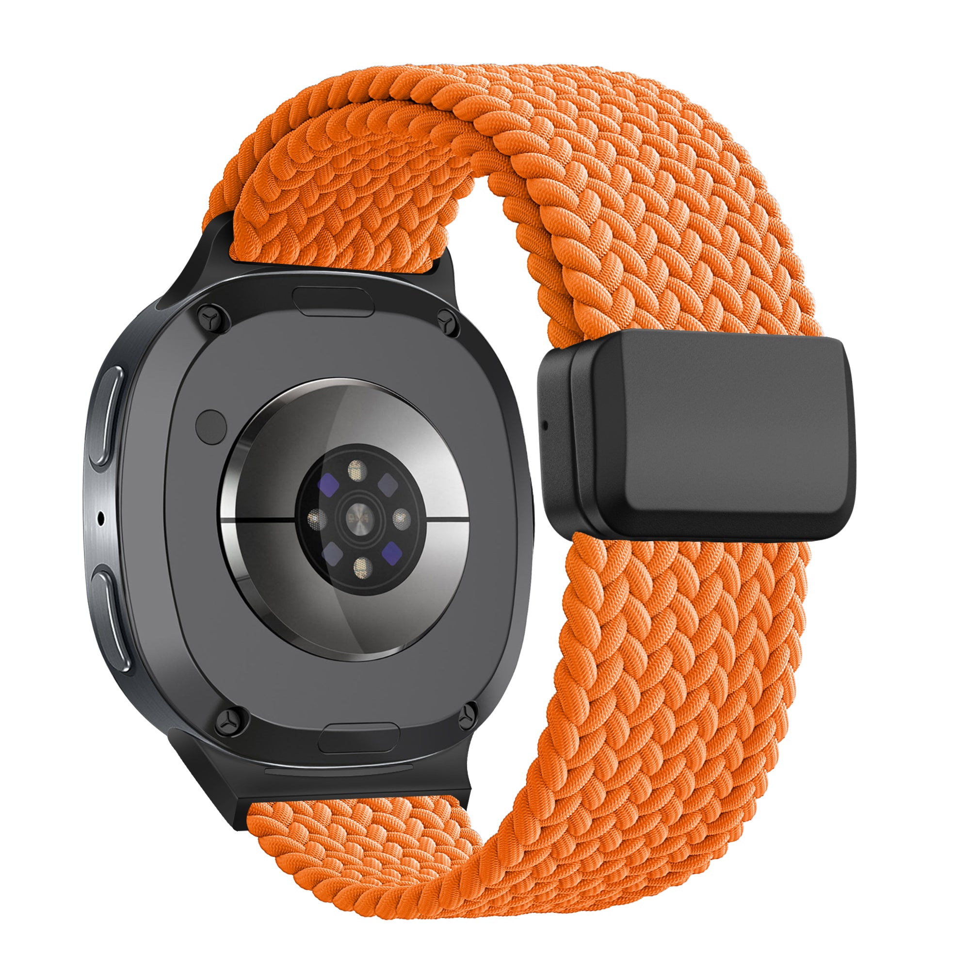 Bandz Samsung Galaxy Watch 8 - 40mm Magnetic Braided Strap (Orange)