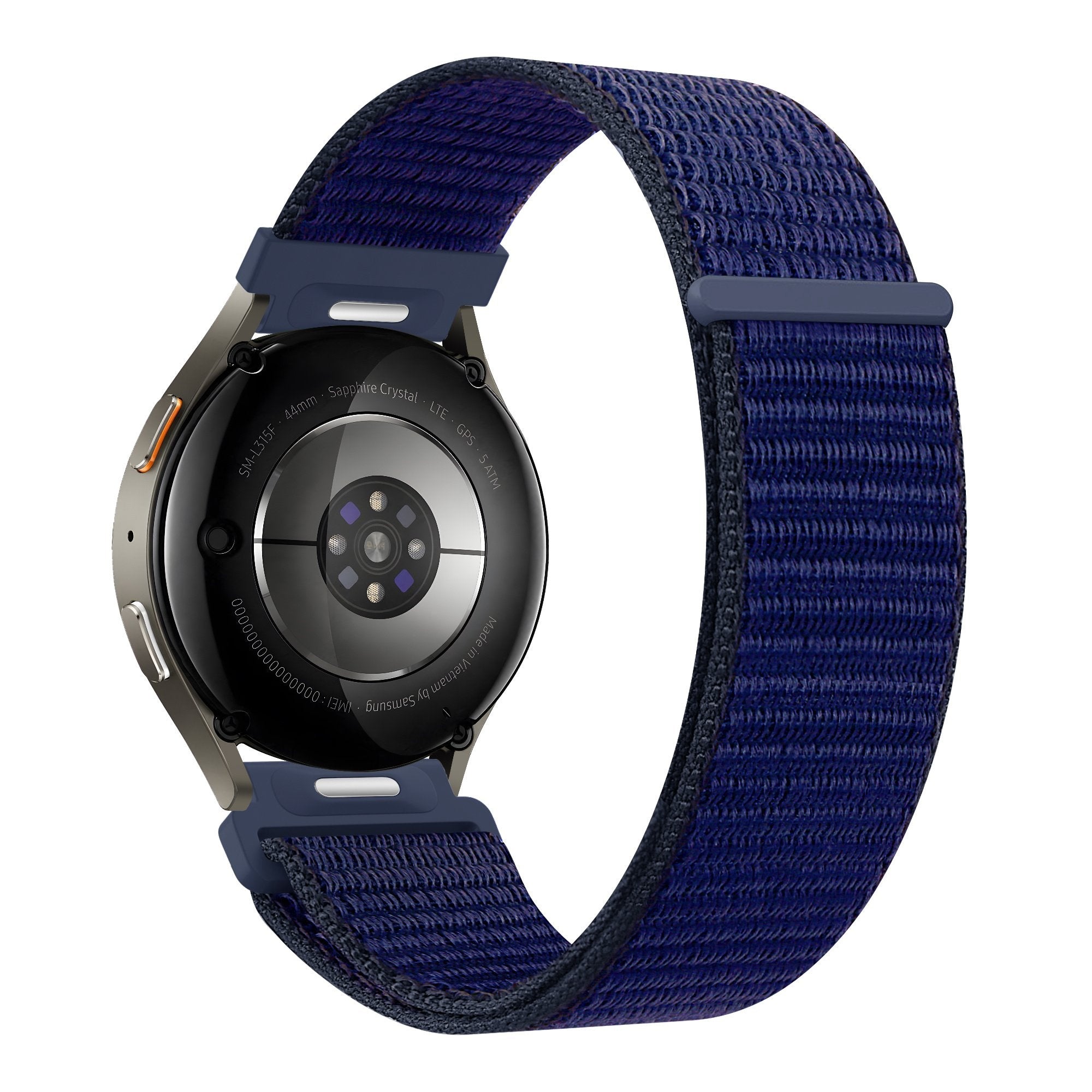 Bandz Bracelet nylon 'Easy Fit' Huawei Watch GT 3 Pro 46mm (bleu)