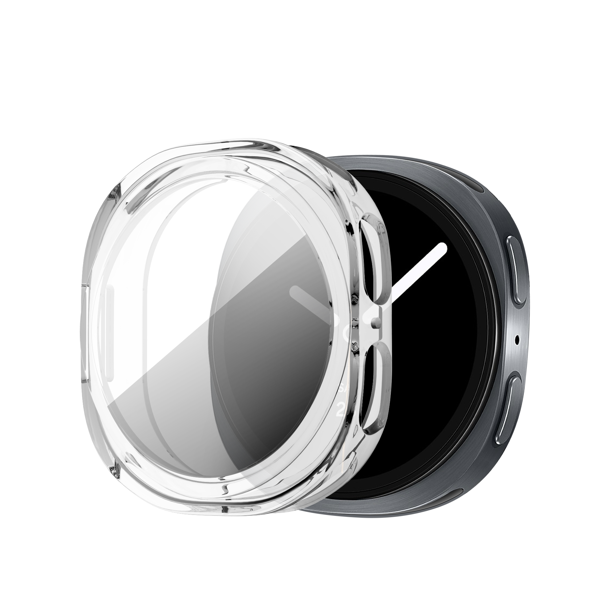 Bandz Coque TPU Samsung Galaxy Watch 8 - 44mm (transparent)