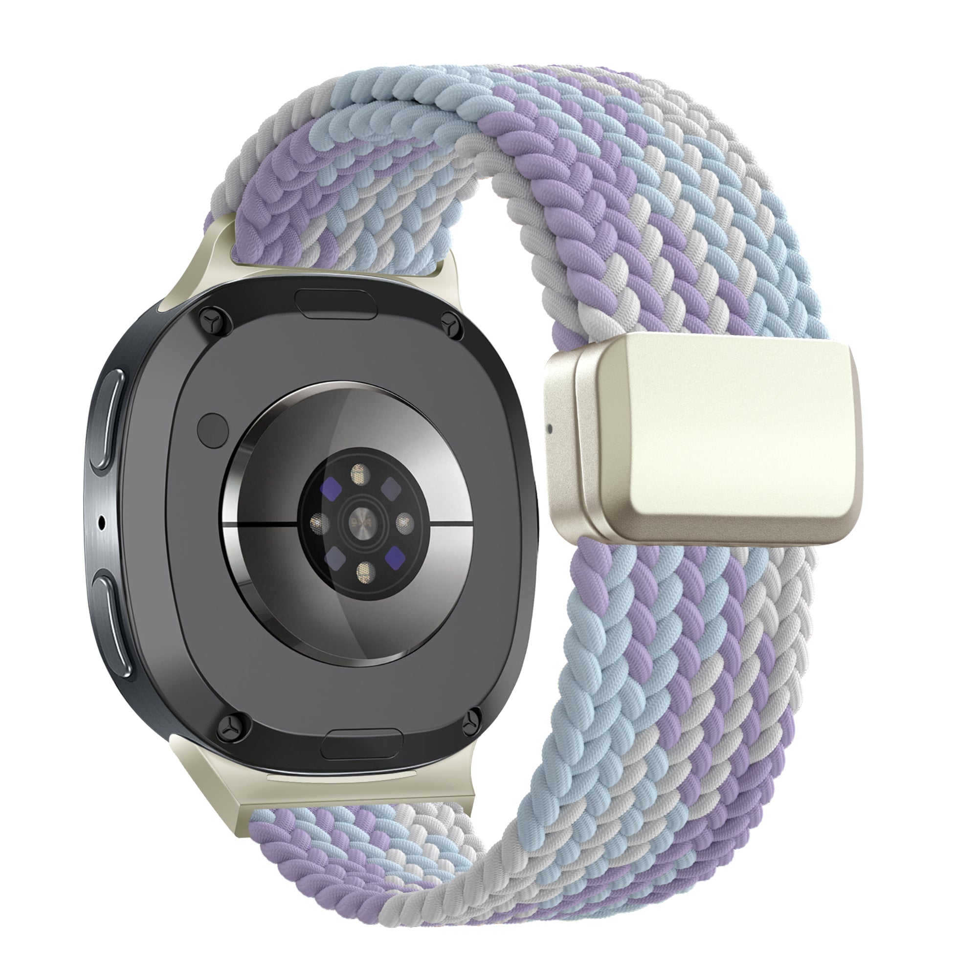 Bandz Samsung Galaxy Watch 8 - 40mm Magnetic Braided Strap (Purple Mix)