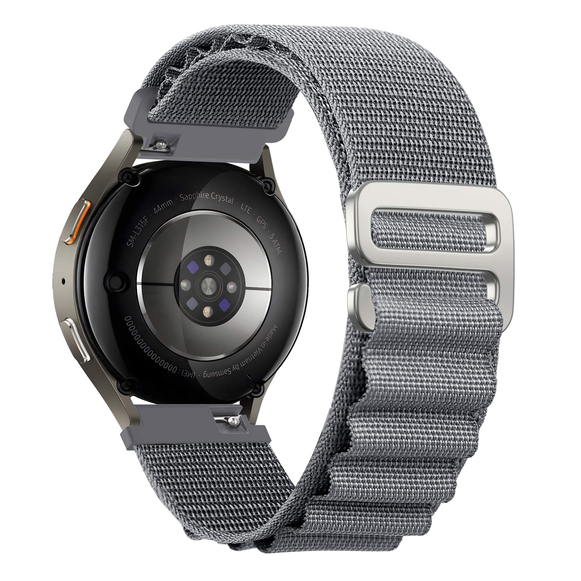Bandz Bracelet nylon Alpine Huawei Watch 4 Pro (gris)
