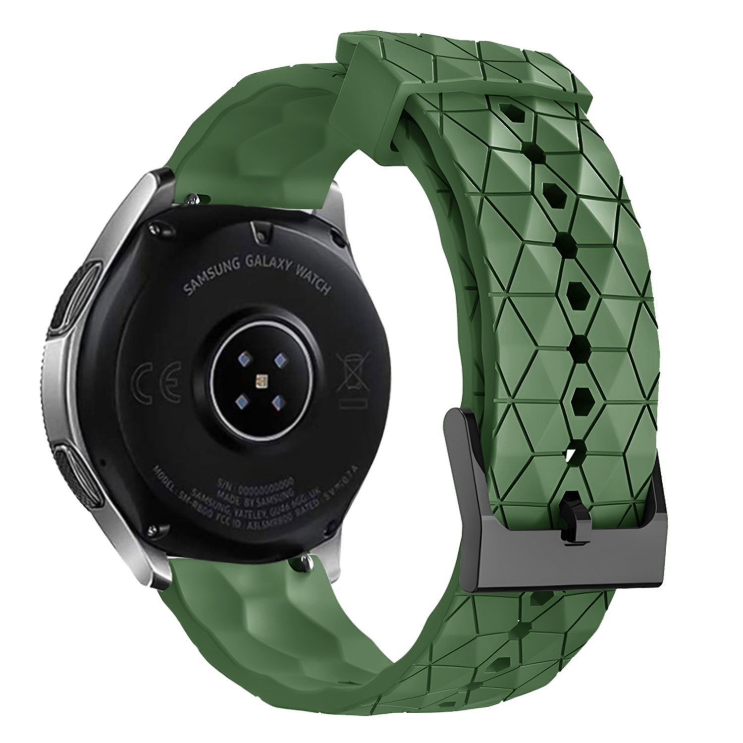 Suunto Race (S) Silicone Hexa Strap (Army Green)
