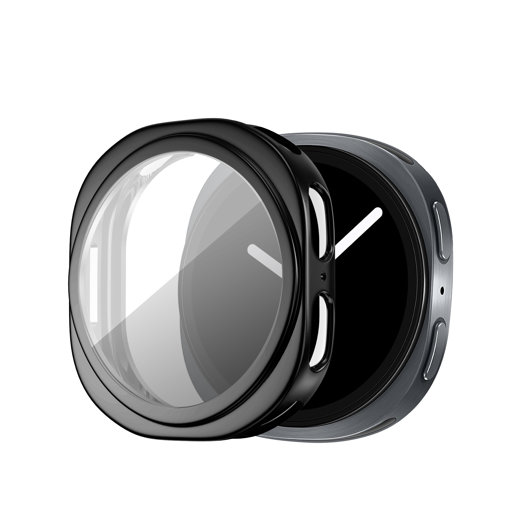 Bandz Coque TPU Samsung Galaxy Watch 8 - 44mm (noir)