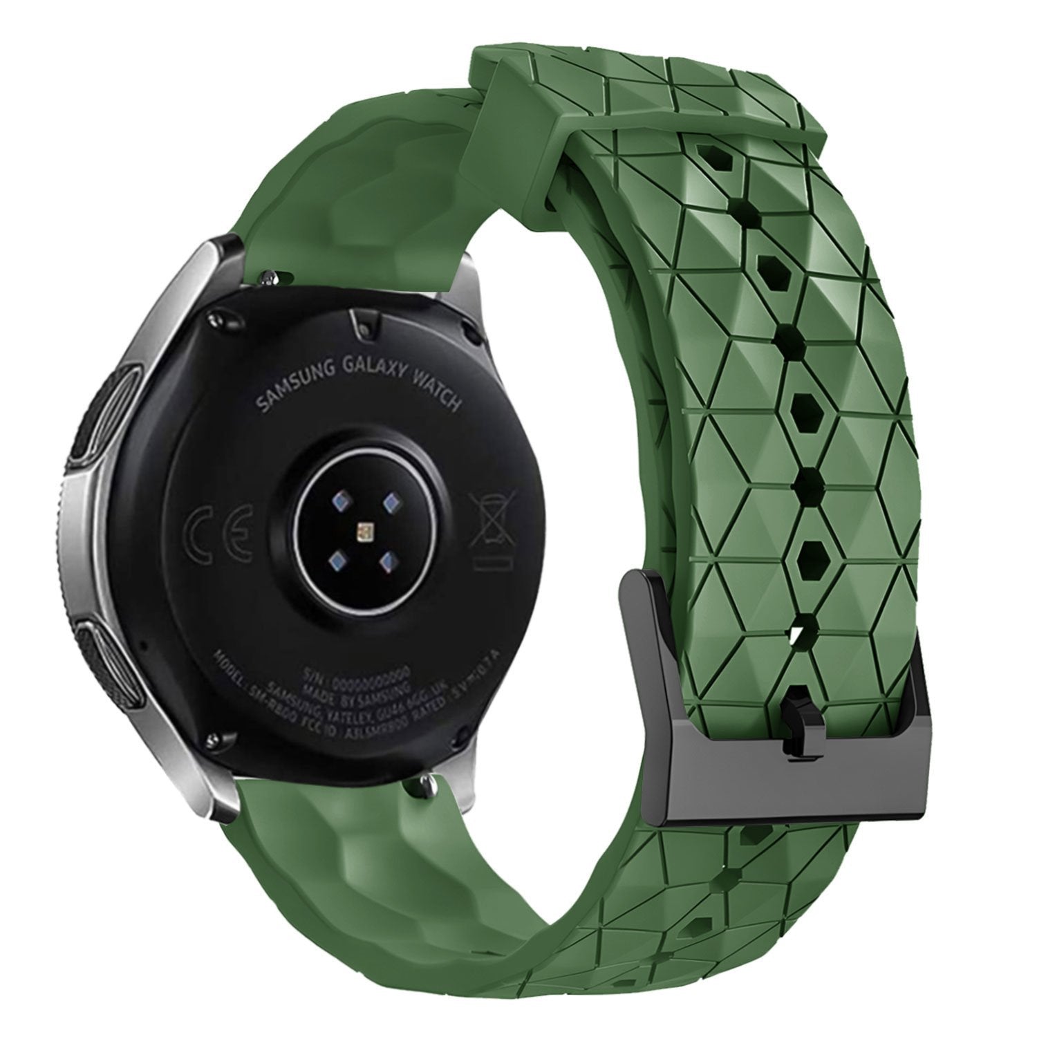Bracelet silicone 'hexa' Redmi Watch 5 Active (vert armée)