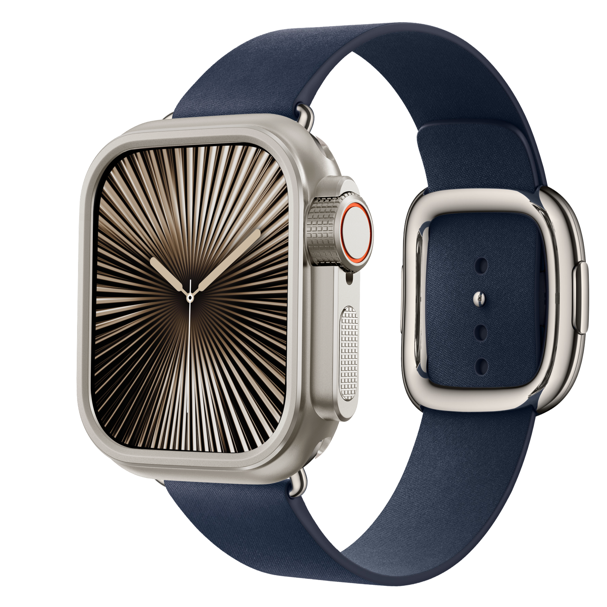 Bandz Coque acier Apple Watch 11 - 46mm (titane)