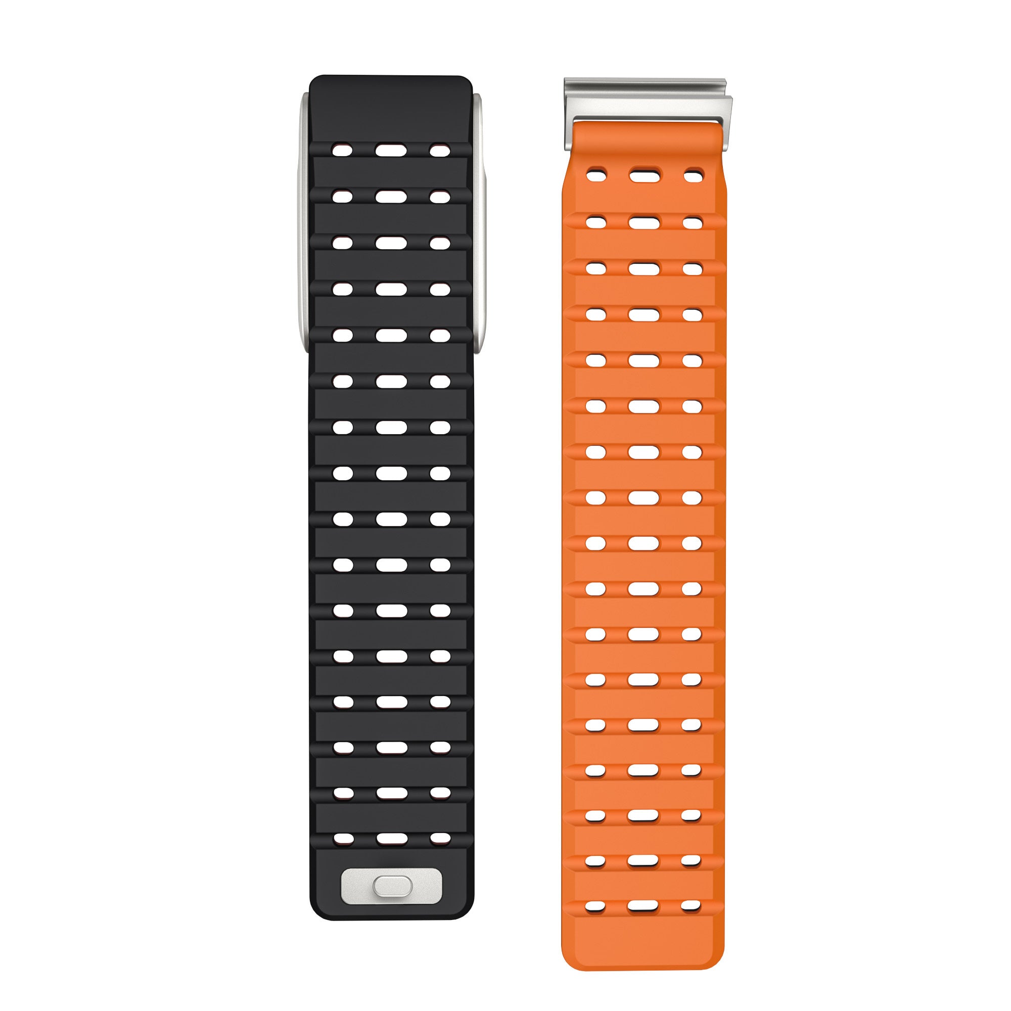 Whoop MG Magnetic Silicone Strap (Black/Orange)