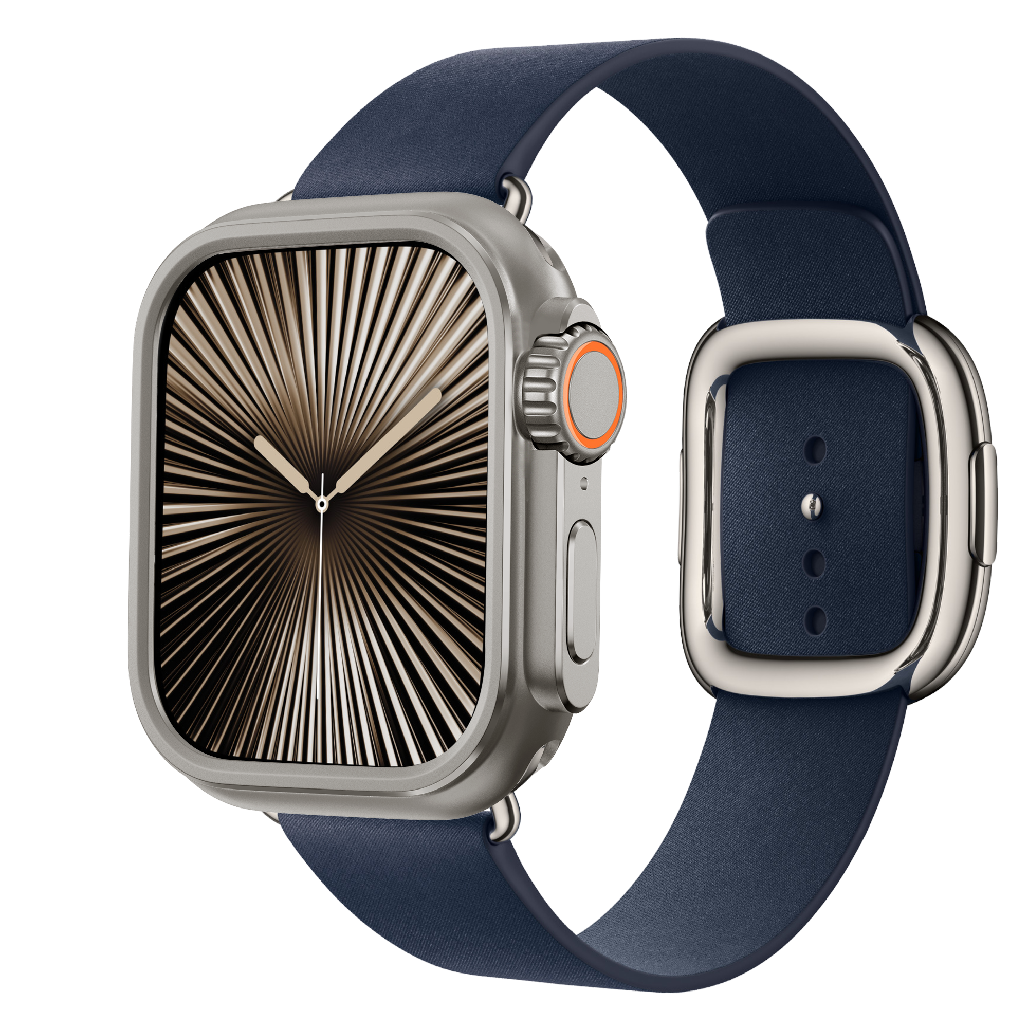 Bandz Apple Watch 7/8/9 - 45mm Metal Case (Titanium)