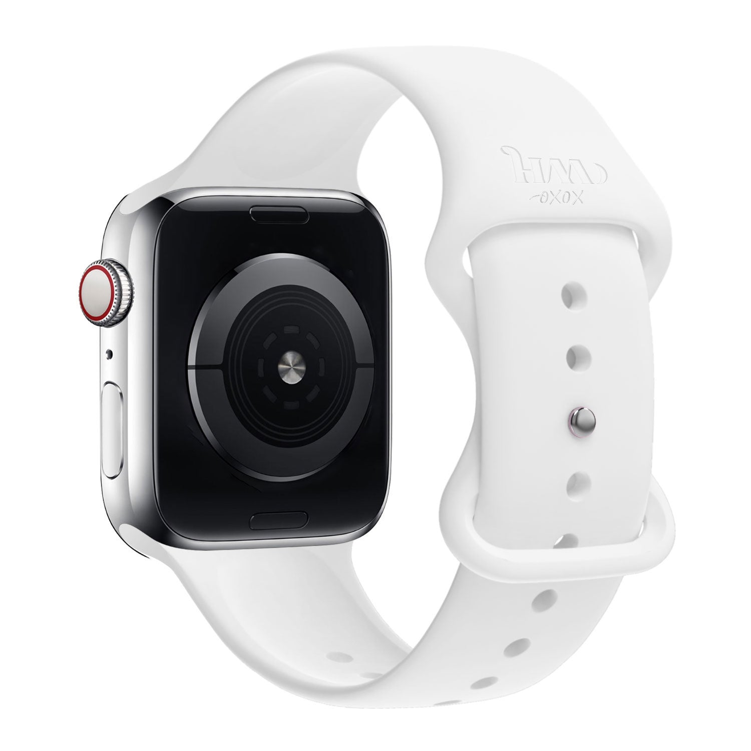 Bracelet silicone xoxo Wildhearts Apple Watch (blanc)