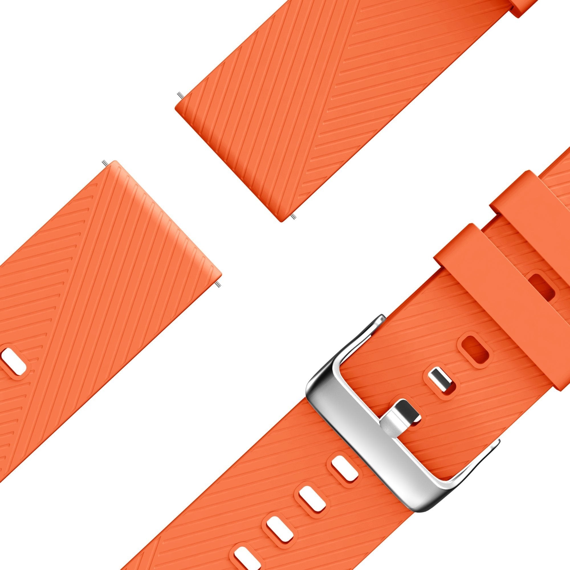 Bandz Bracelet silicone 'Deluxe' Huawei Watch GT 5 Pro 46mm (orange)
