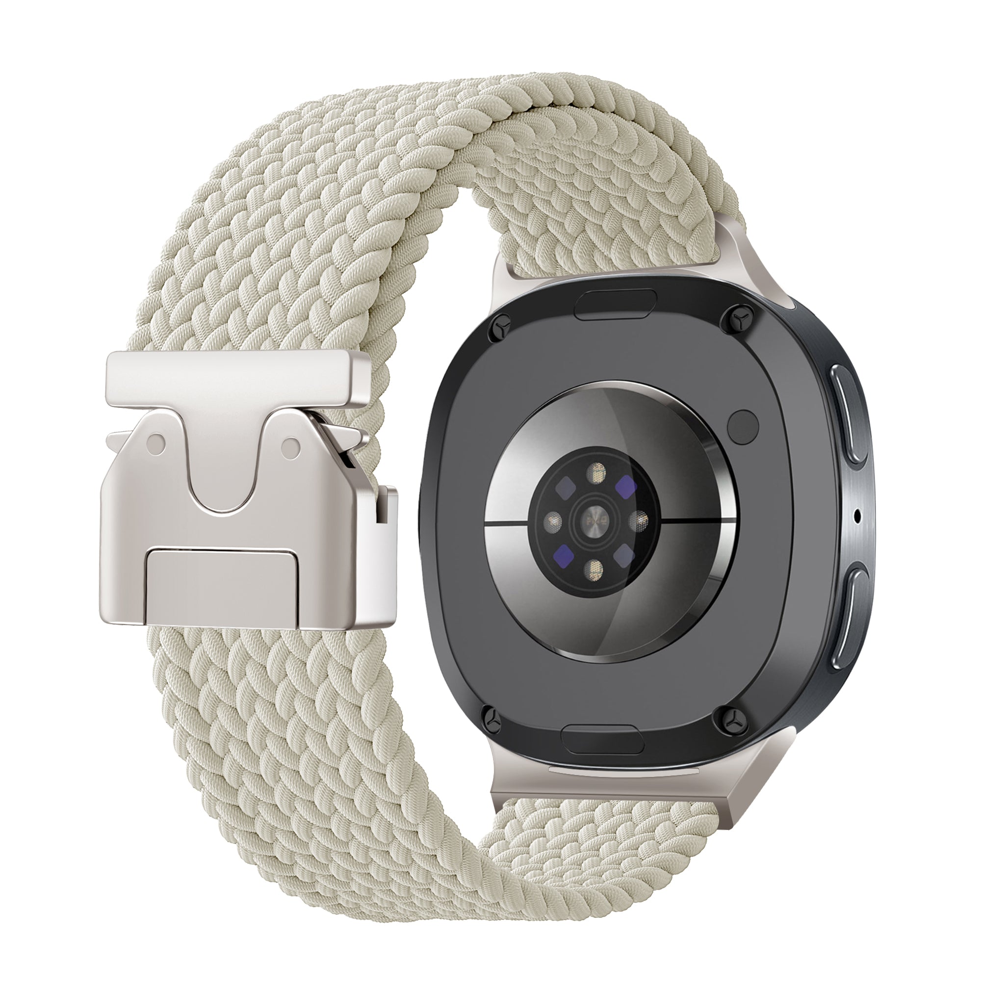 Bracelet tissu avec boucle Samsung Galaxy Watch 8 Classic (lumière stellaire)