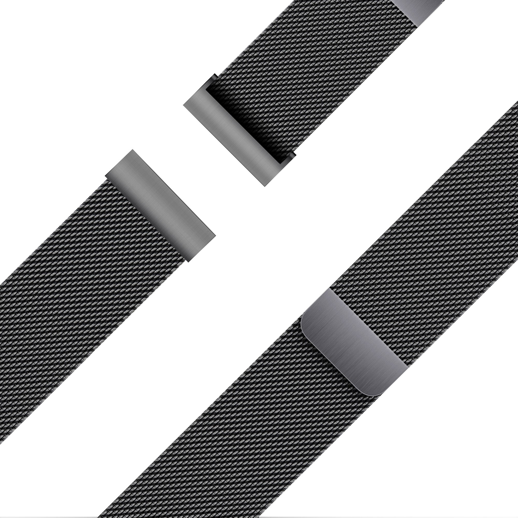 Bandz Garmin Vivomove 3s Milanese Loop Strap (Black)