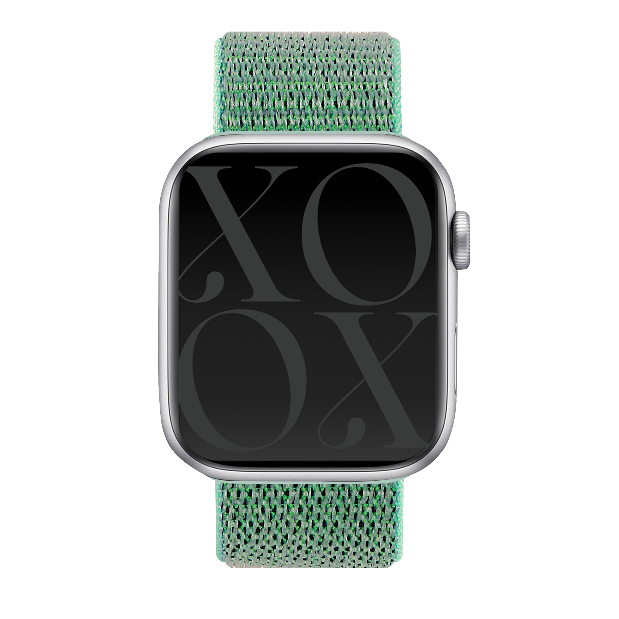 Bracelet nylon xoxo Wildhearts Apple Watch (vert menthe)