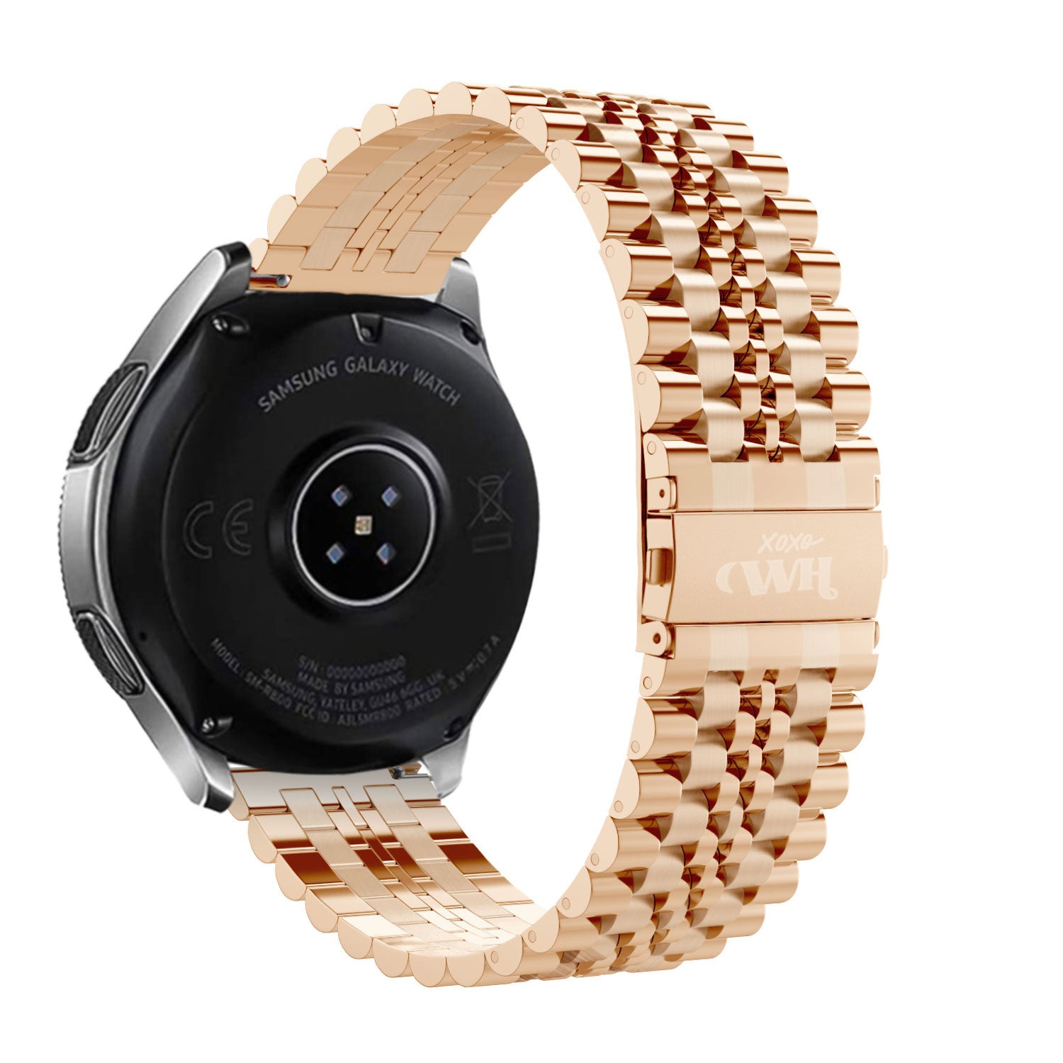 Bracelet acier xoxo Wildhearts Huawei Watch GT 2 Pro (rose/doré)