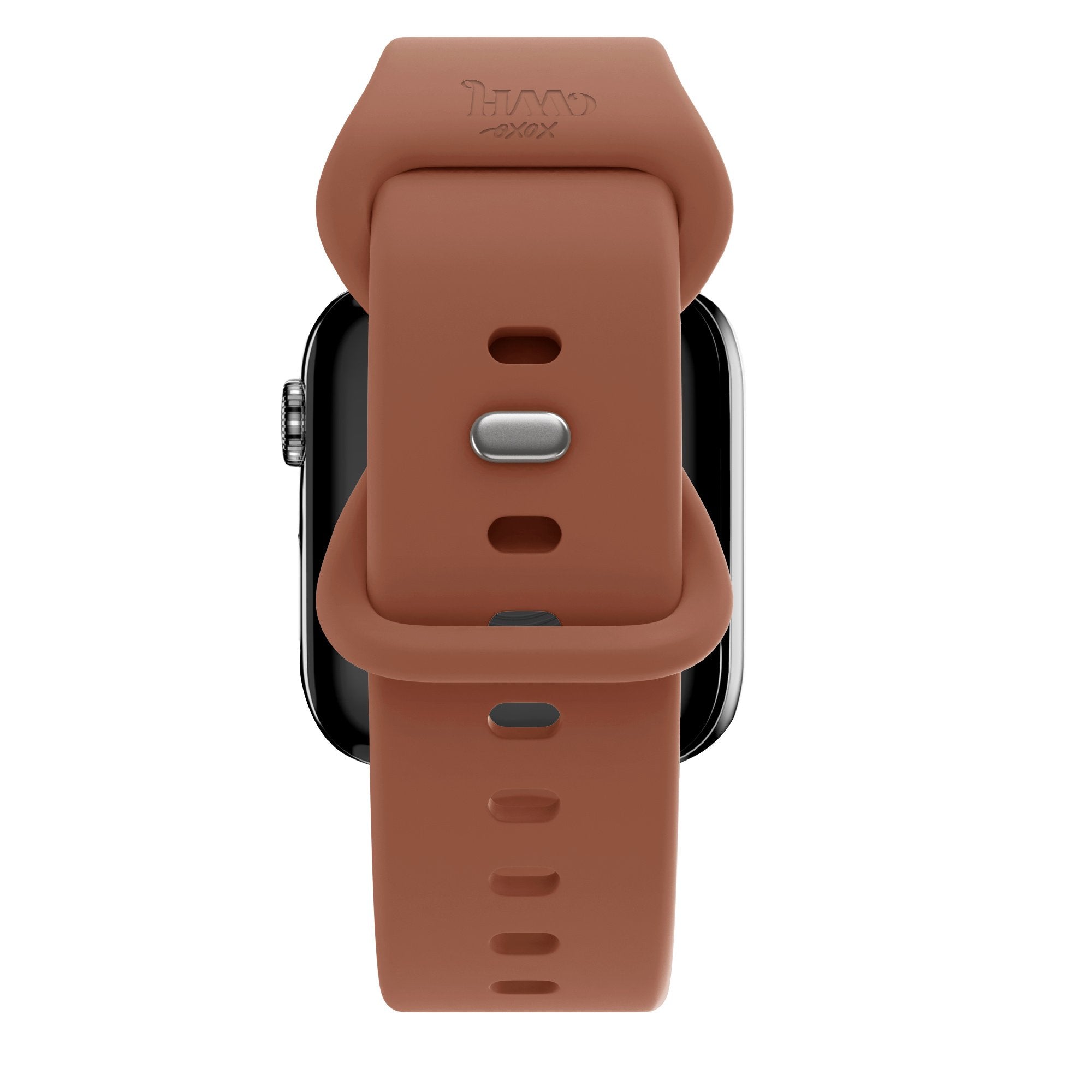 Bracelet en silicone xoxo Wildhearts Apple Watch (marron)