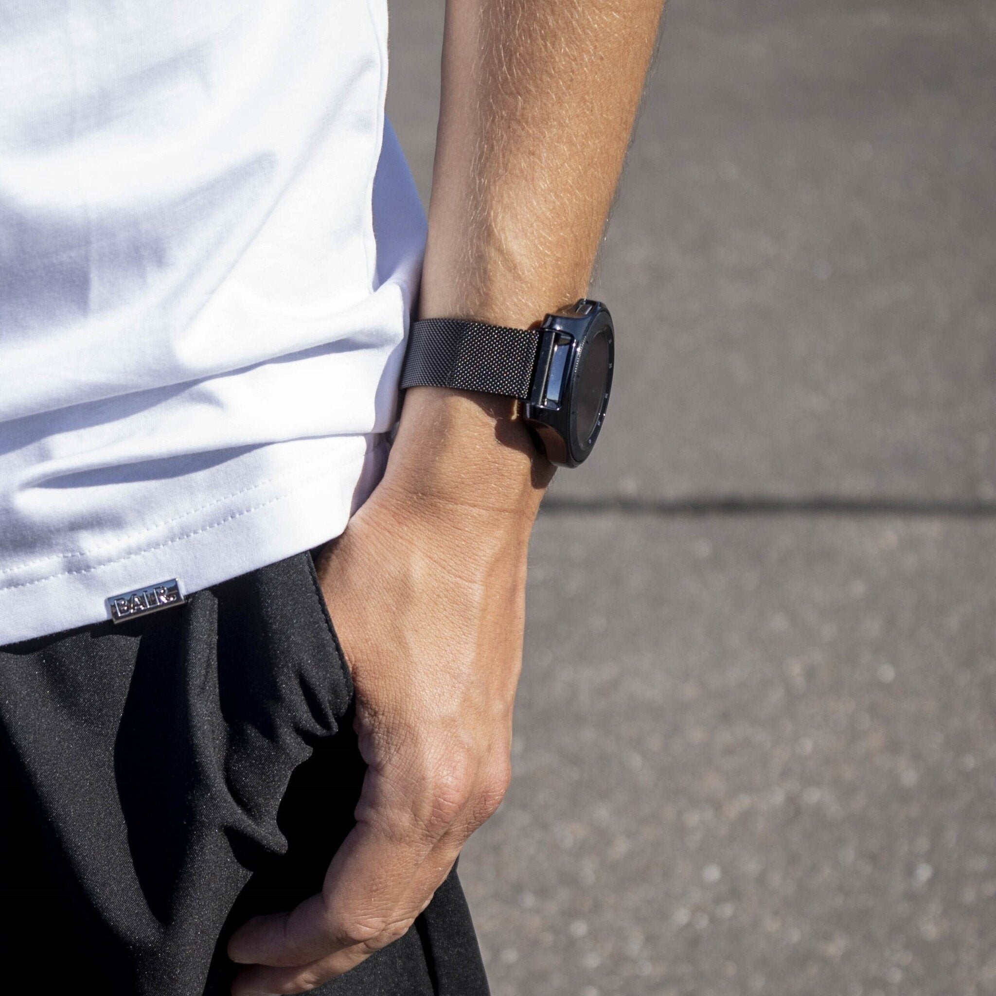 BALR Bracelet milanais Xiaomi Watch S1 (noir)