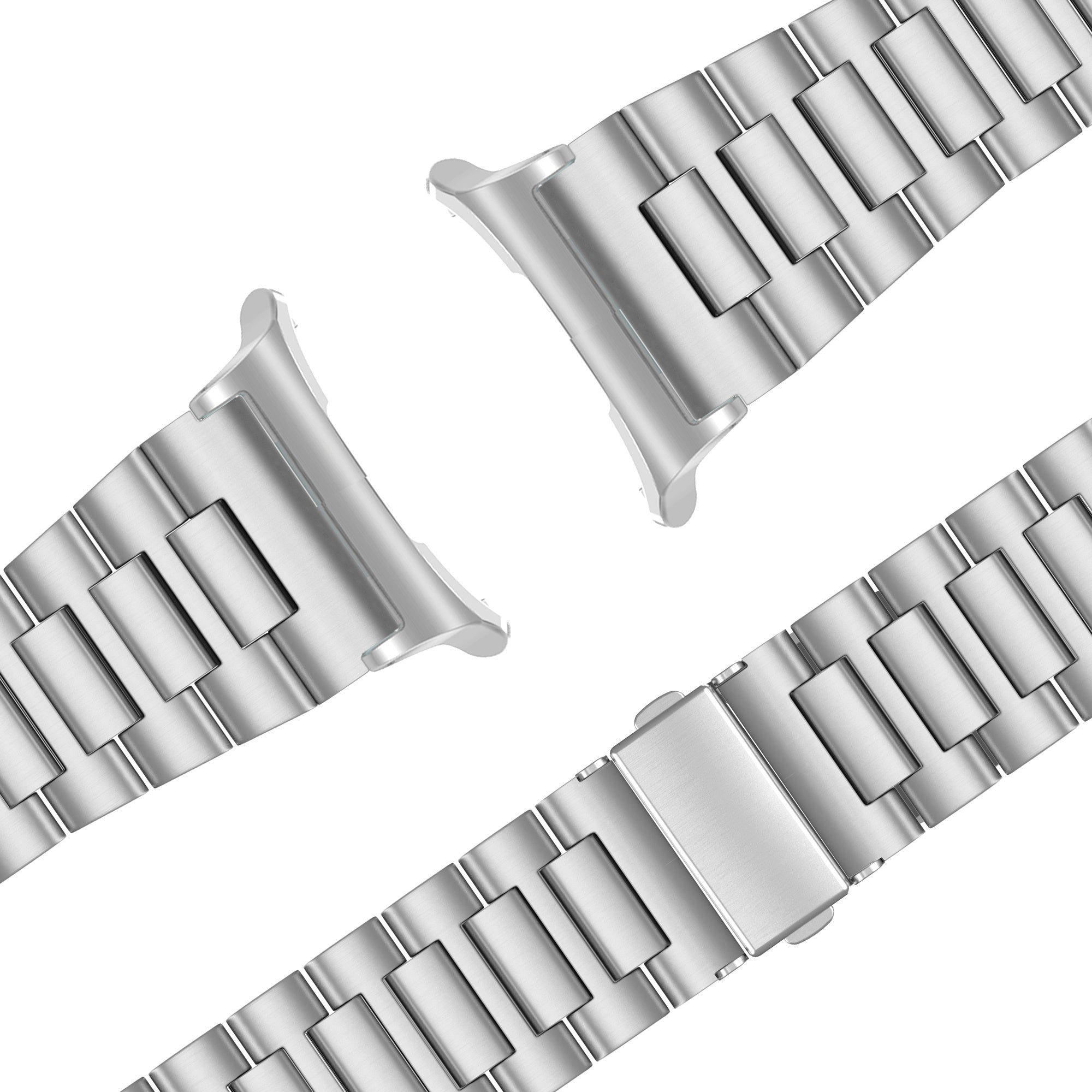 Bandz Bracelet à maillons en acier 'Deluxe' Samsung Galaxy Watch Ultra (argent)