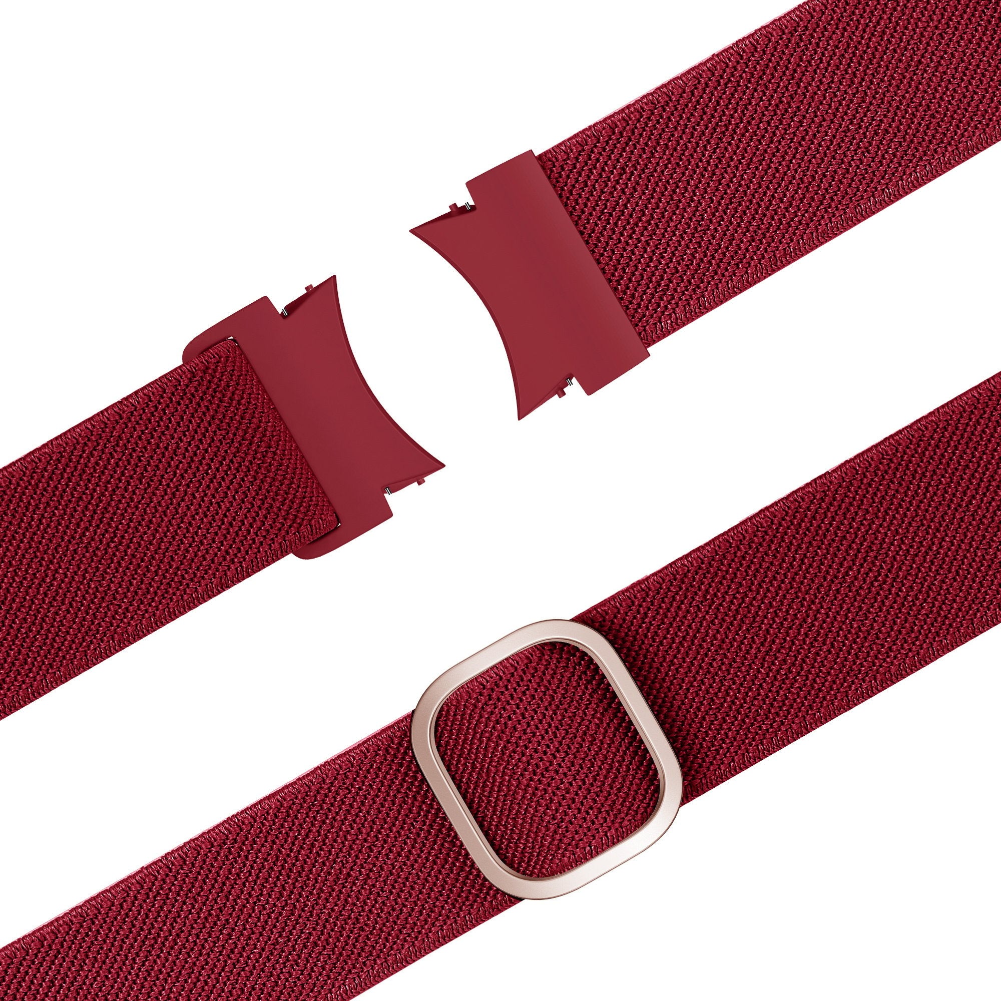 Bandz Bracelet elastique 'Easy Fit' Samsung Galaxy Watch 6 - 44mm (rouge)