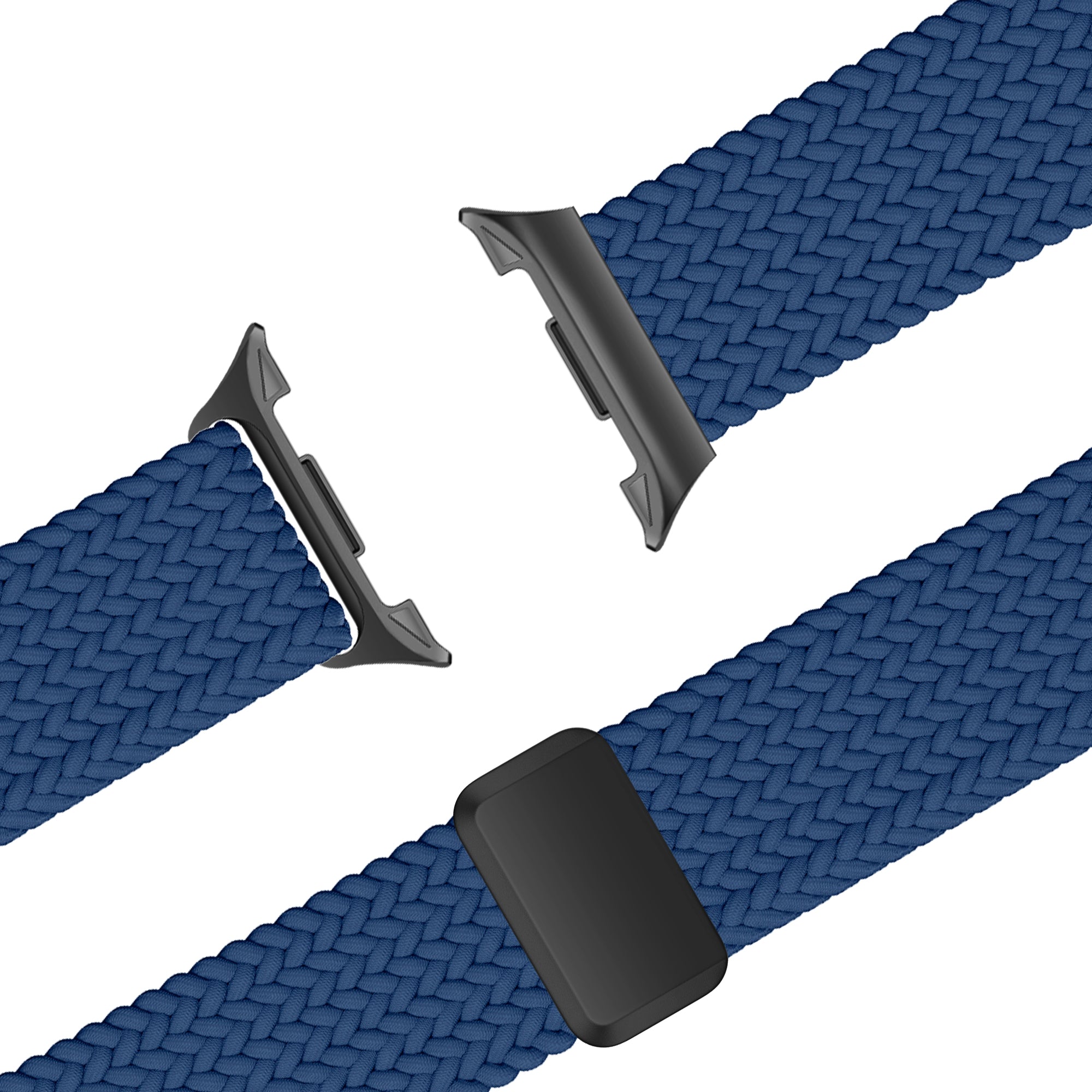 Bandz Bracelet tissé magnétique Samsung Galaxy Watch 8 - 40mm (bleu foncé)