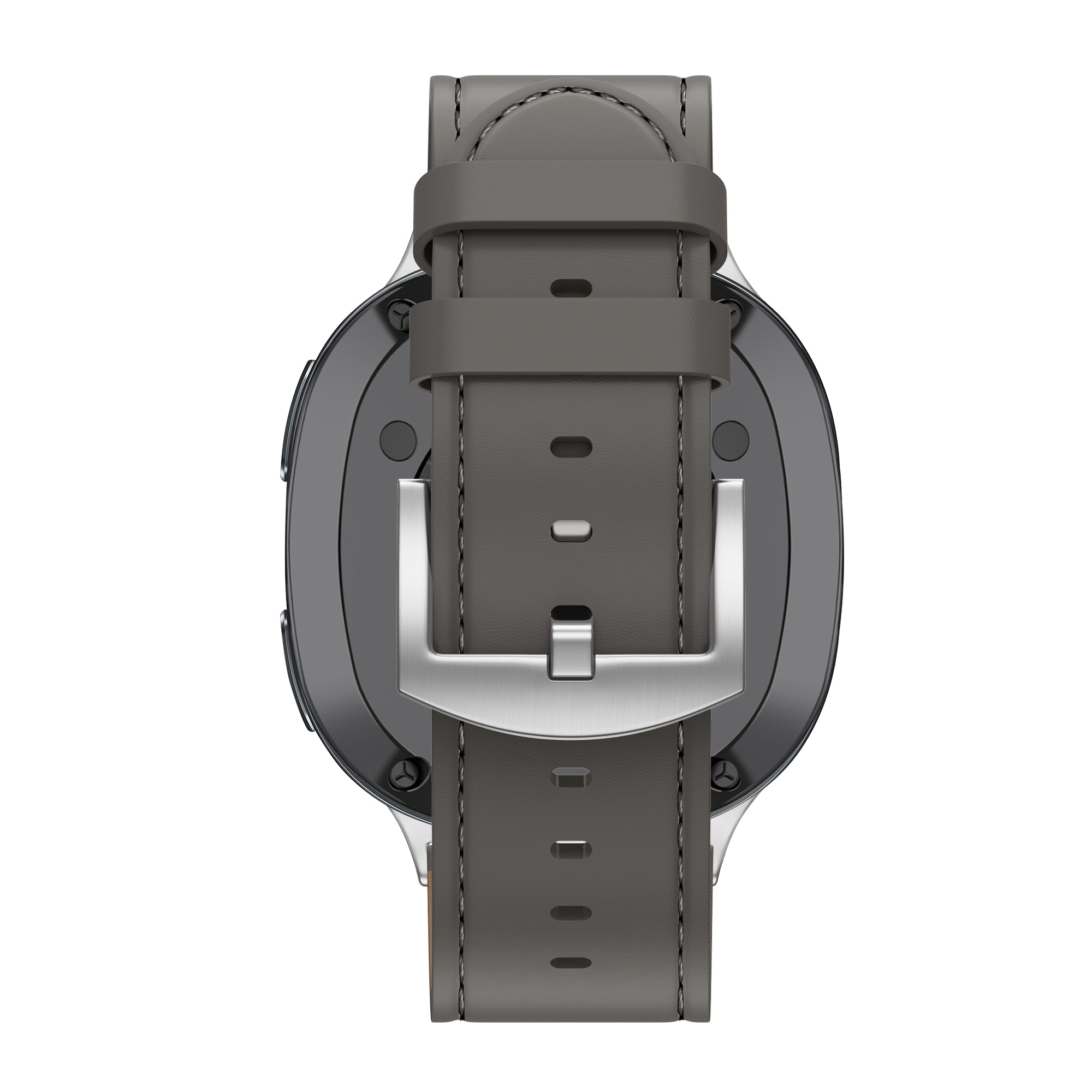 Bandz Samsung Galaxy Watch 8 - 40mm Leather Strap 'Classic' (Dark Grey)